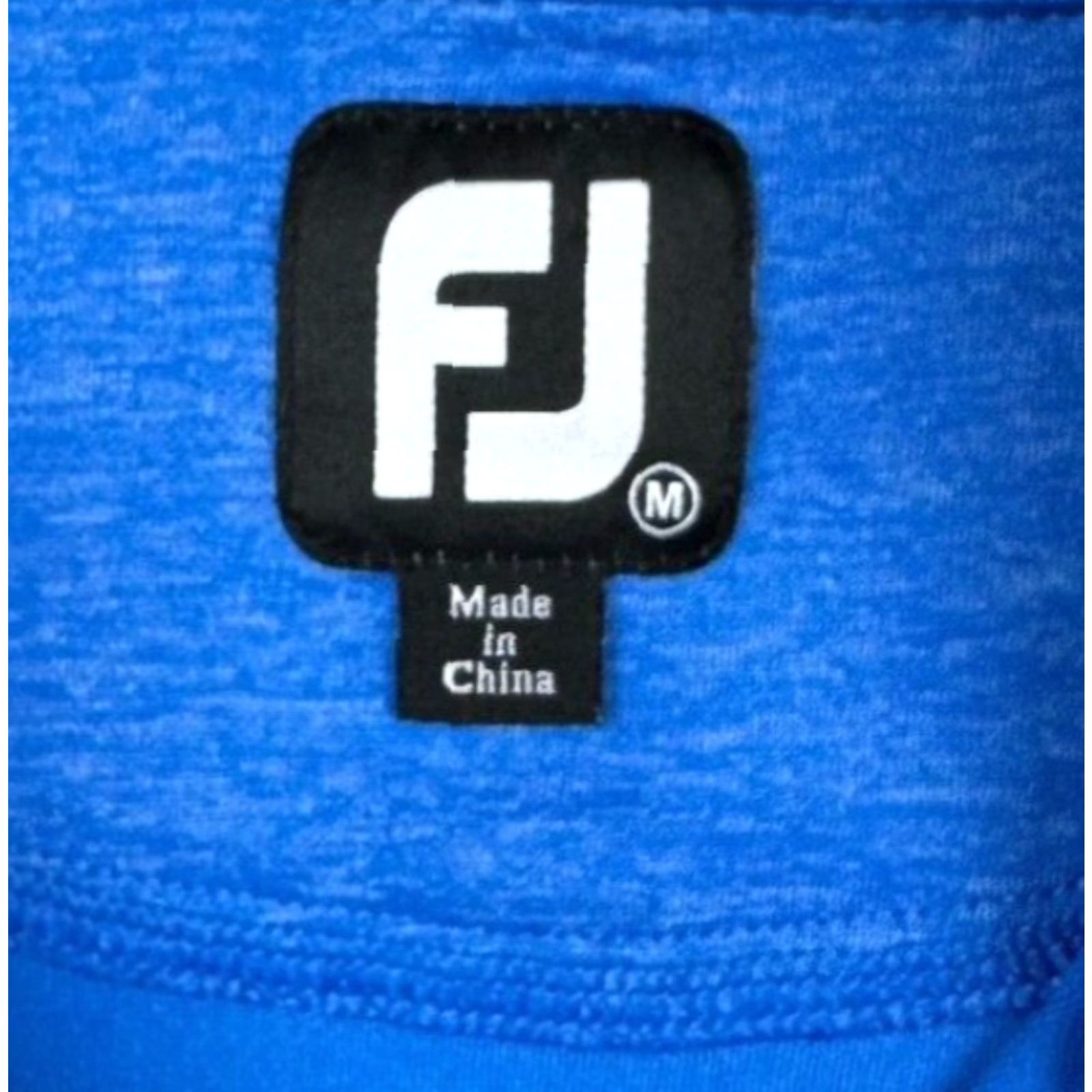 FootJoy FJ Jacket 1/4 Zip Golf Outer Shell Polyester Blue Medium Men