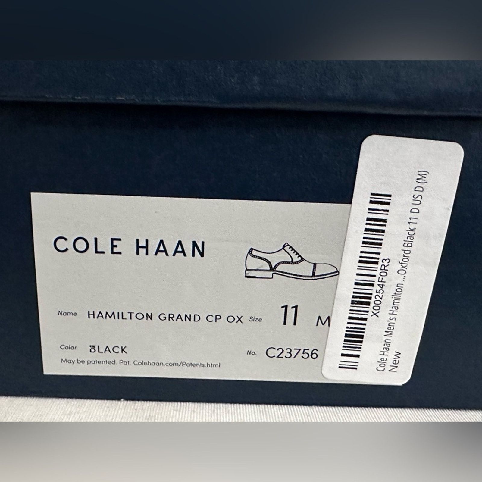 Cole Haan Cole Haan Hamilton Grand Cap Toe Oxford Men 11 Black Size US 11 / EU 44 - 11 Thumbnail