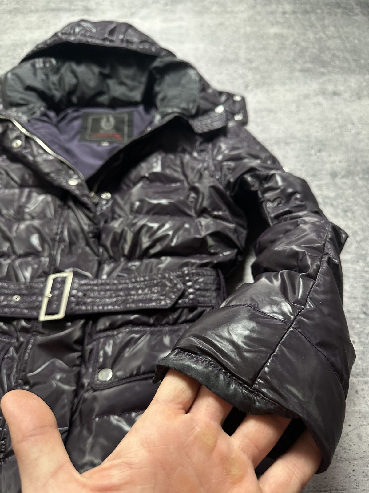 Belstaff Belstaff Goose Down Silver 85 Puffer Winter Jacket Size L / US 10 / IT 46 - 6 Thumbnail