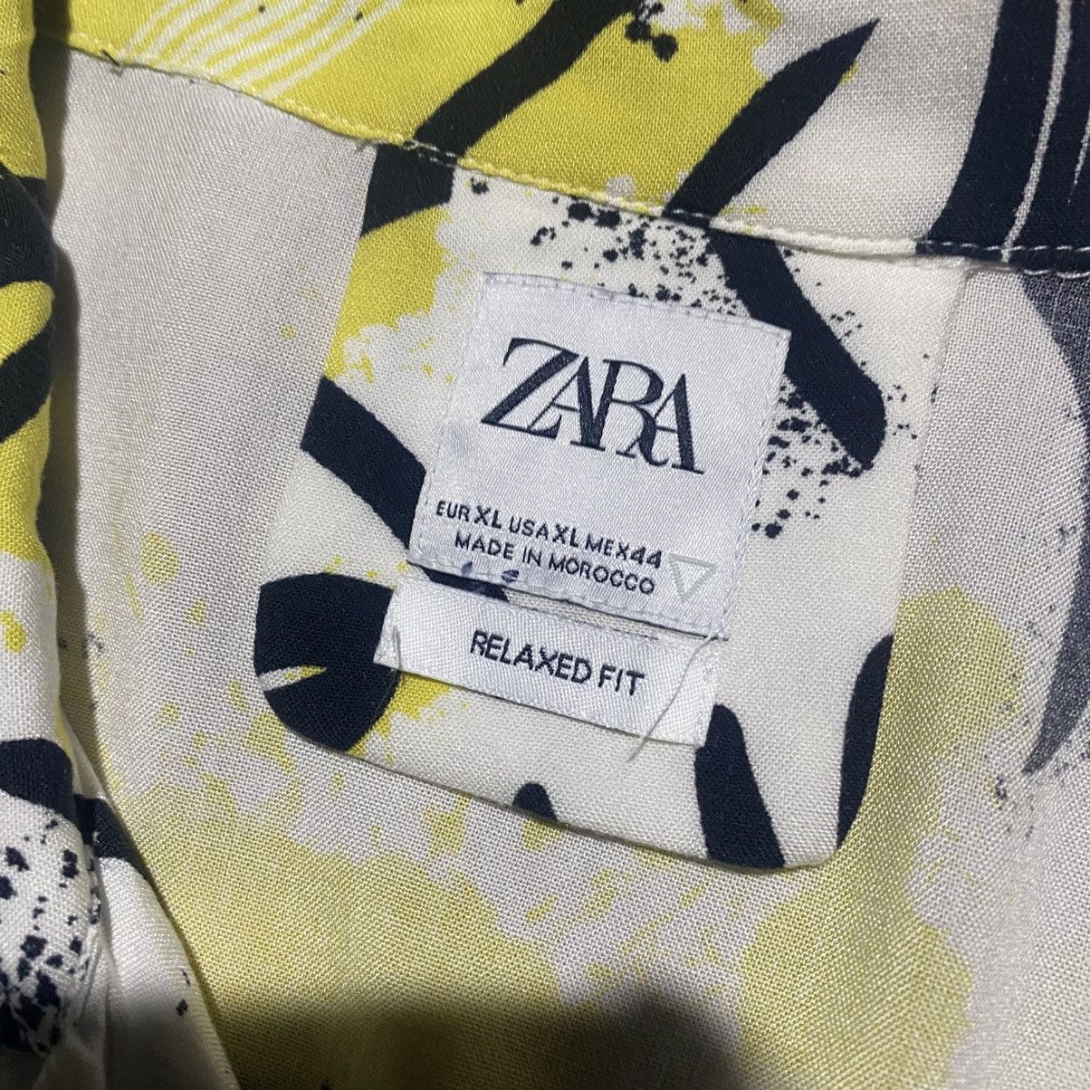 Zara Zara Graffiti All Over Print Shirt Size US XL / EU 56 / 4 - 5 Thumbnail
