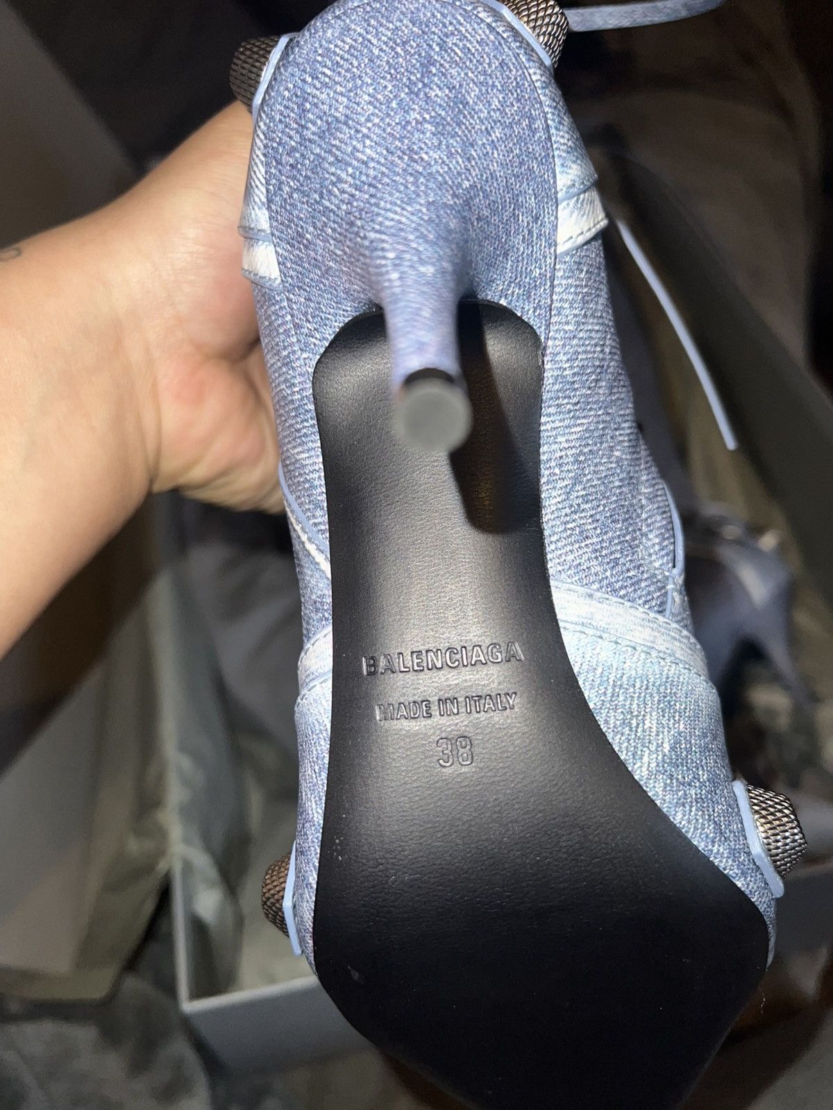 Balenciaga Boots Balenciaga Cagole denim Size US 7 / IT 37 - 2 Thumbnail