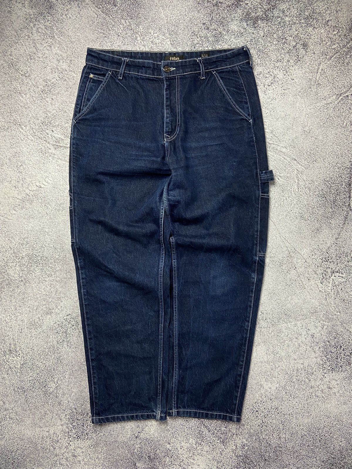 Japanese Brand Rare FSBN Rap Pants Hip Hop Baggy Jeans Avant Garde Style Size US 34 / EU 50 - 11 Thumbnail