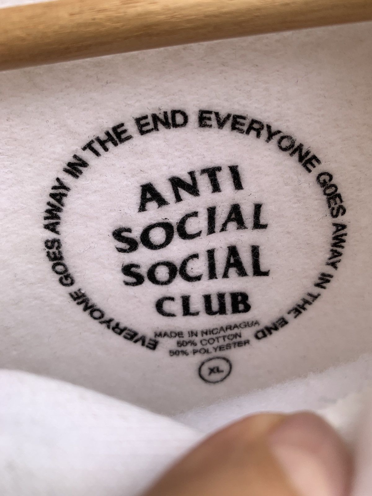 Anti Social Social Club ANTI SOCIAL SOCIAL CLUB CARELESS BOLT HOODIE Size US XL / EU 56 / 4 - 3 Thumbnail