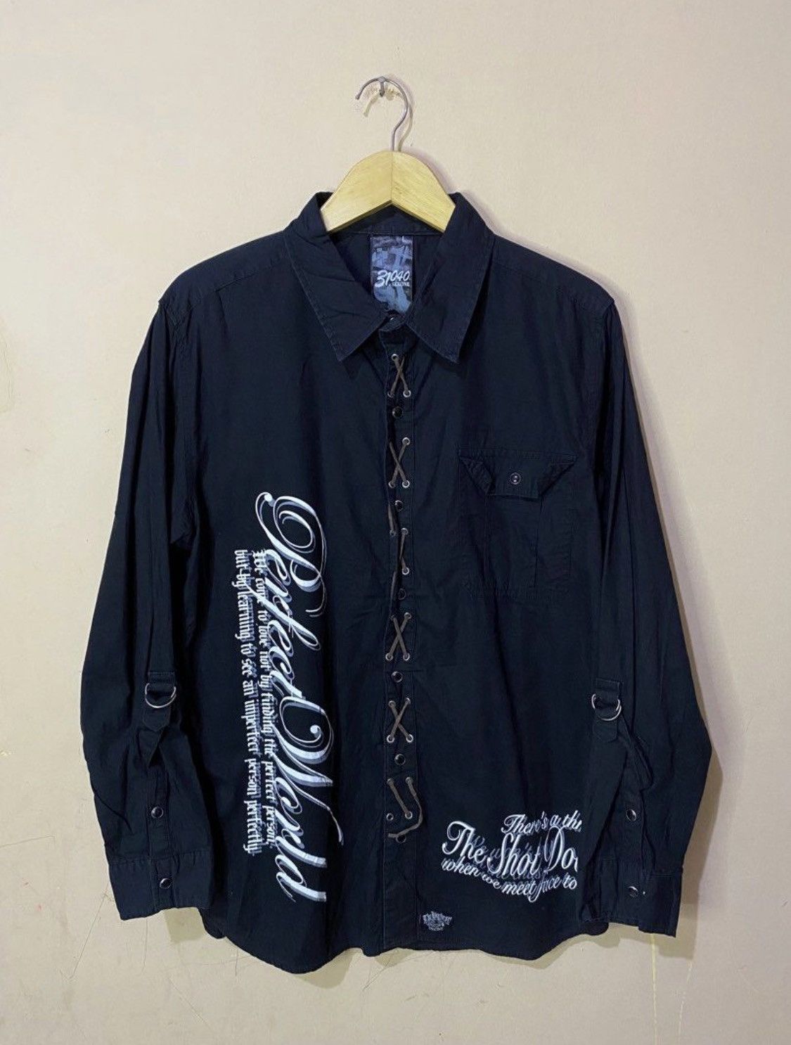 If Six Was Nine 31040 = Skkone Poem Japanese Shirt Size US L / EU 52-54 / 3 - 1 Thumbnail