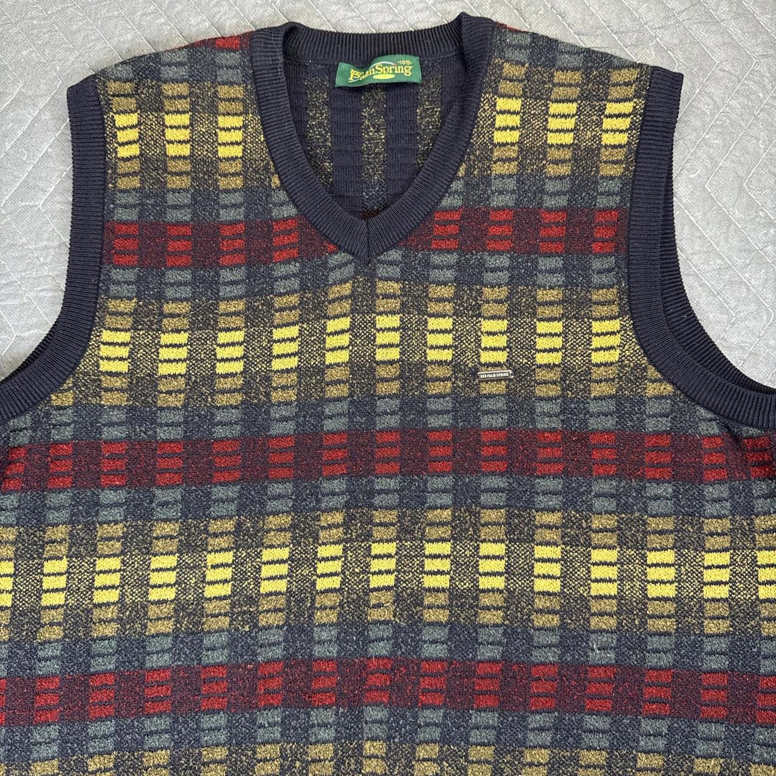 Other Vintage Palm Spring sweater vest mens medium Size US M / EU 48-50 / 2 - 1 Thumbnail