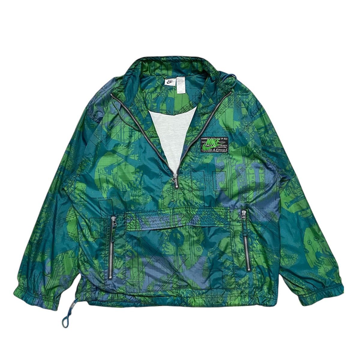 Nike × Nike ACG × Vintage Vintage Nike Anorak Halfzip Jacket Size US L / EU 52-54 / 3 - 2 Thumbnail