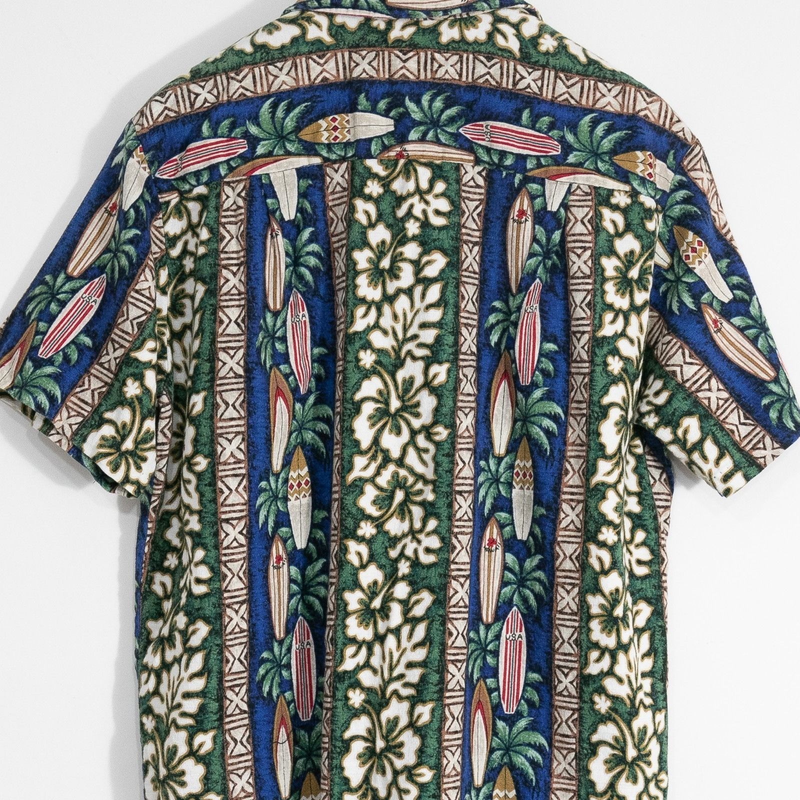 Vintage Vintage 90s Hawaiian Floral Button up Shirt Mens Large Size US L / EU 52-54 / 3 - 6 Thumbnail