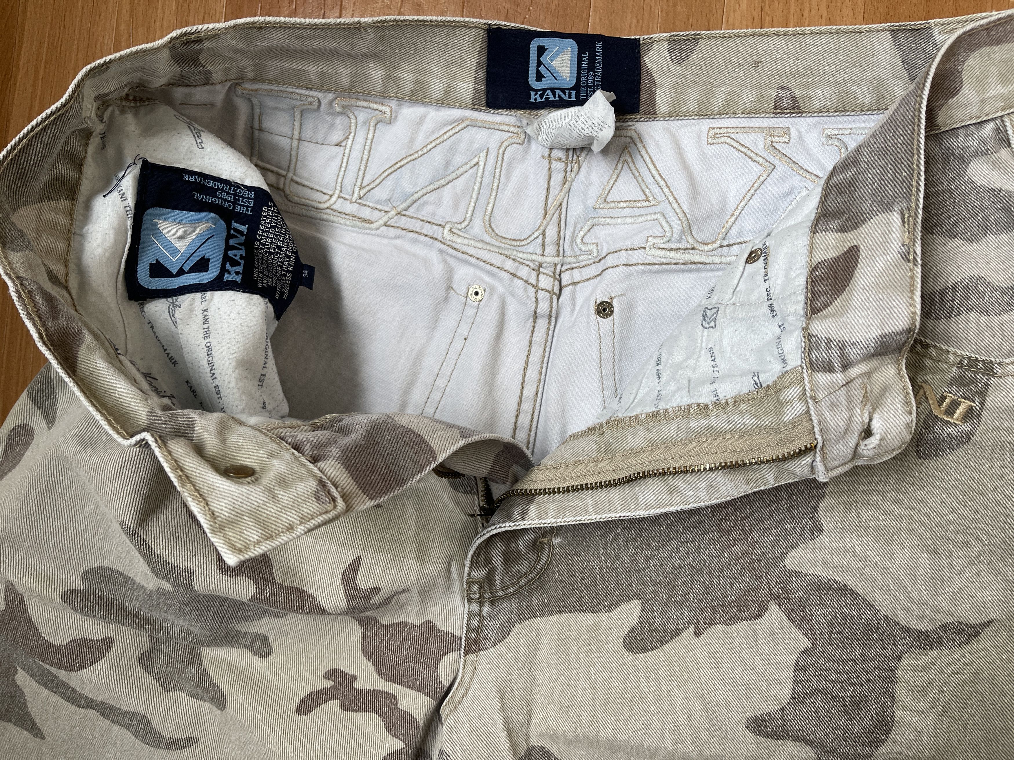 Karl Kani KARL KANI shorts, baggy, vintage Kani jeans 90s hip hop W 34 Size US 34 / EU 50 - 10 Thumbnail