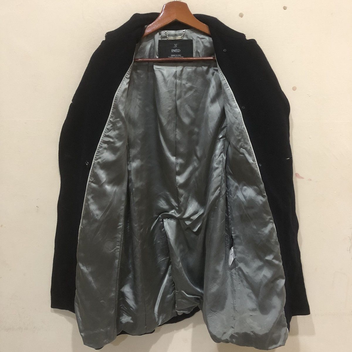 Issey Miyake × Japanese Brand Ined By Issey Miyake Wool Long Coat Size XXS / US 00 / IT 34 - 7 Thumbnail