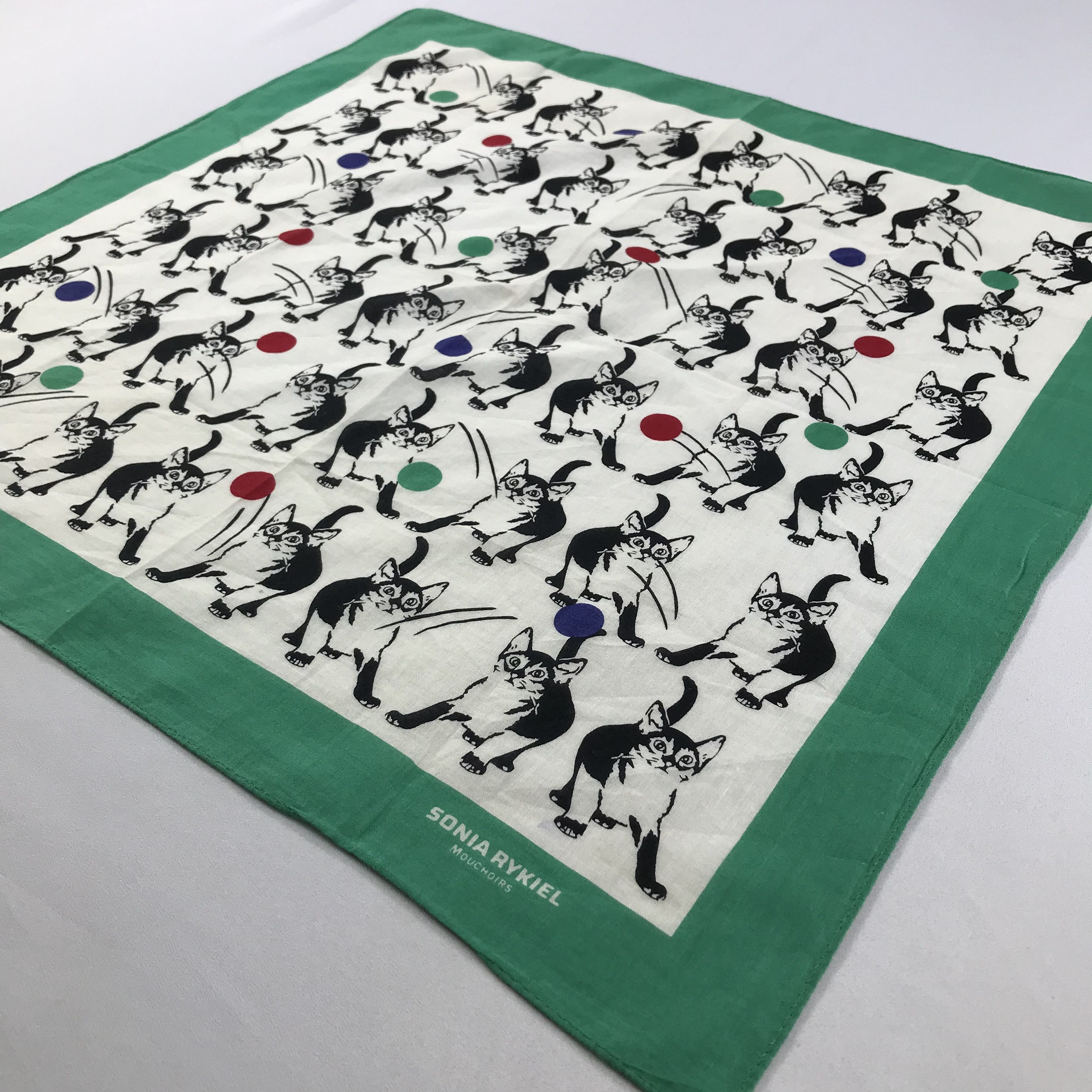 Sonia Rykiel × Vintage Sonia Rykiel Bandana / Handkerchief / Neckerchief - S2682 Size ONE SIZE - 2 Thumbnail