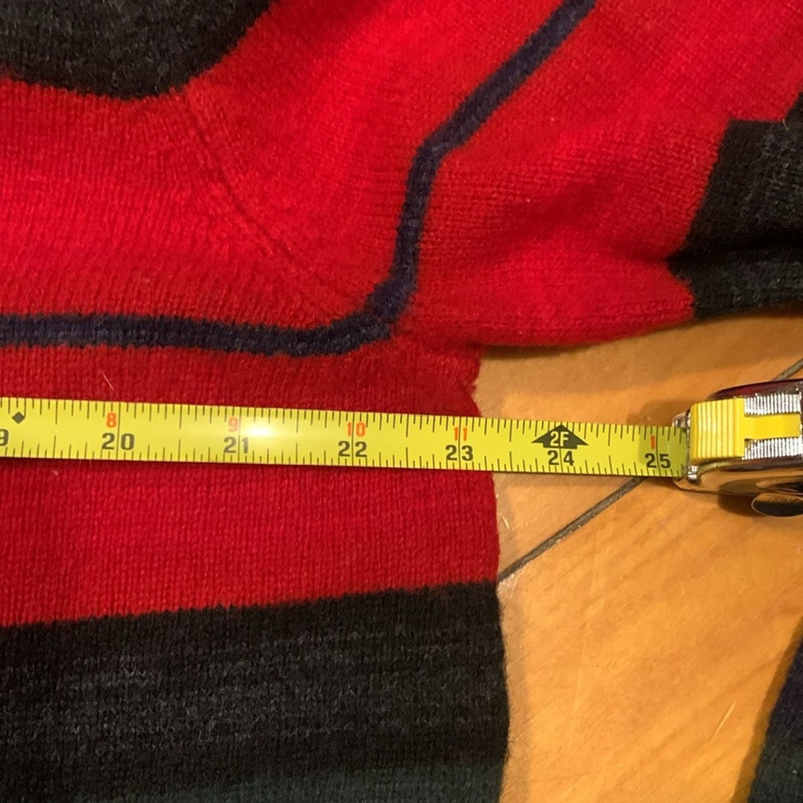 Lauren Ralph Lauren Ralph Lauren wool sweater blanket stripes western rugged Size L / US 10 / IT 46 - 10 Thumbnail