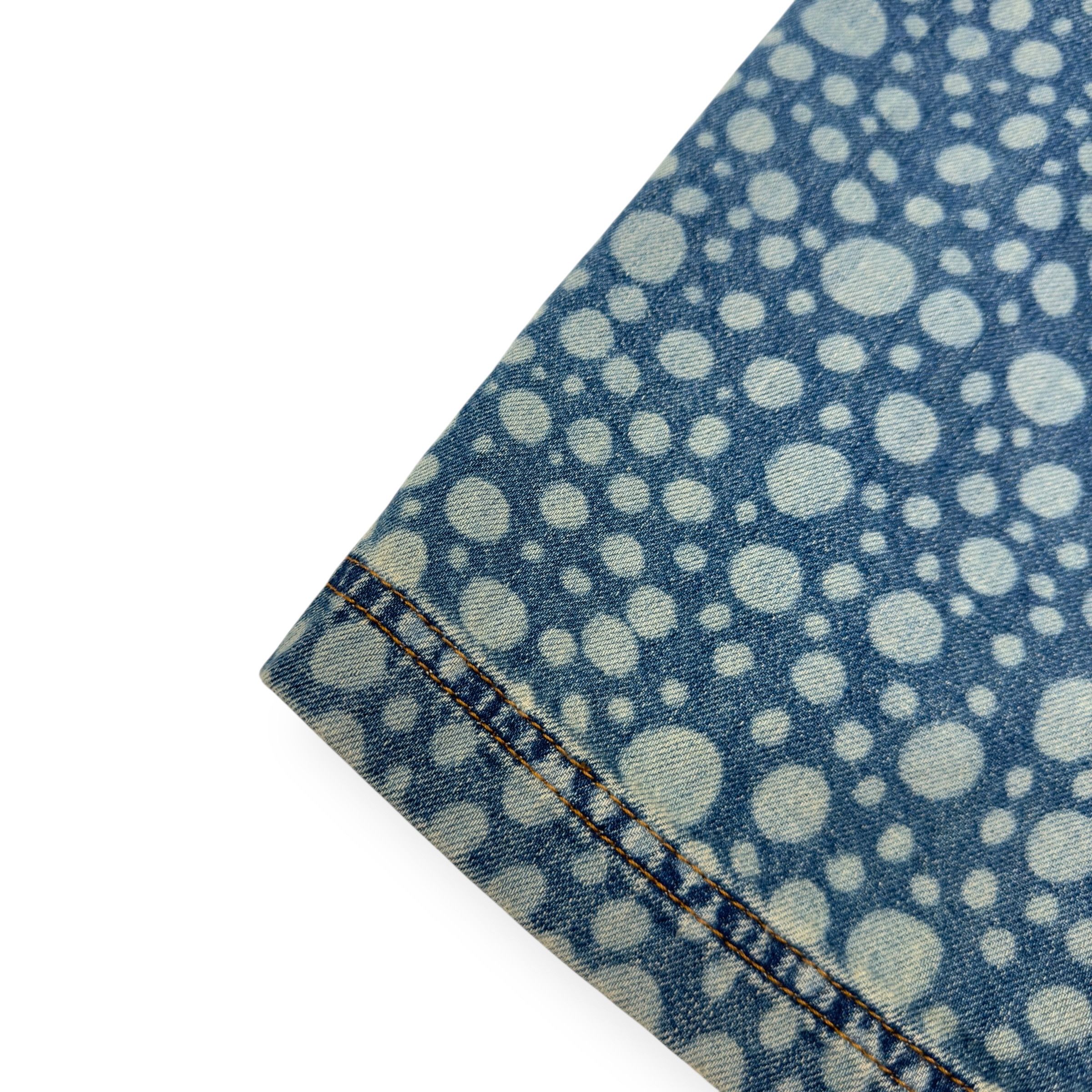 Louis Vuitton LOUIS VUITTON X YAYOI KUSAMA BASEBALL SHIRT BLUE / WHITE L Size US L / EU 52-54 / 3 - 8 Thumbnail