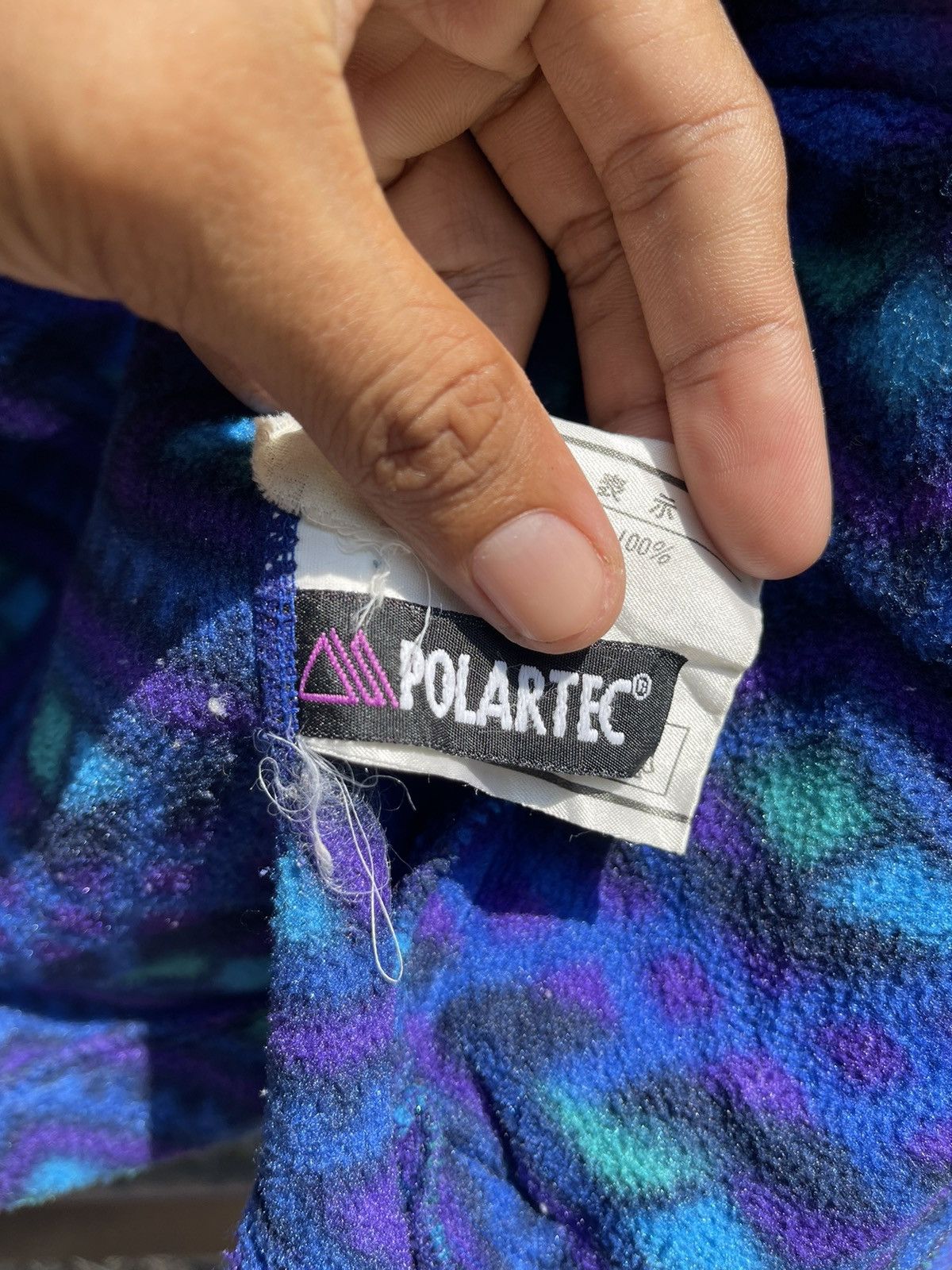 Japanese Brand Phenix Polartec Patterned Fleece Jacket – Vintage 90s Size US L / EU 52-54 / 3 - 13 Thumbnail