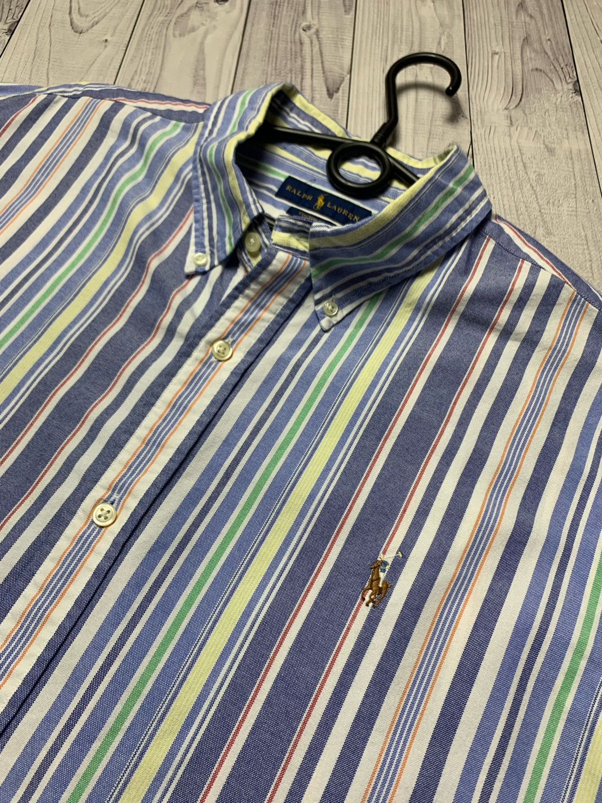 Polo Ralph Lauren × Vintage Polo Ralph Lauren Striped Shirt Size XXL Size US XXL / EU 58 / 5 - 3 Thumbnail