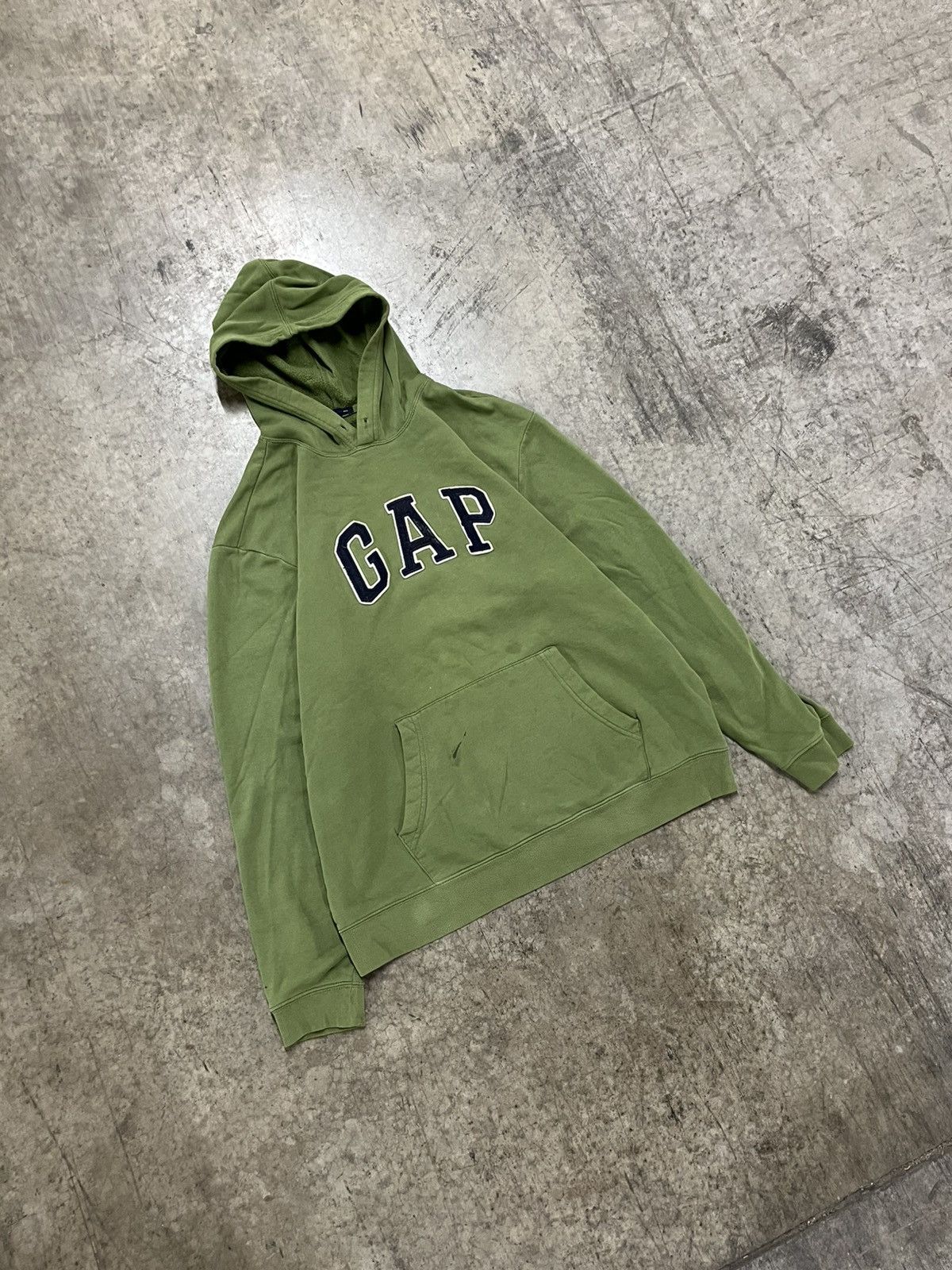 Gap × Vintage Gap spell out earth tone green boxy fit streetwear skater Size US XL / EU 56 / 4 - 3 Thumbnail