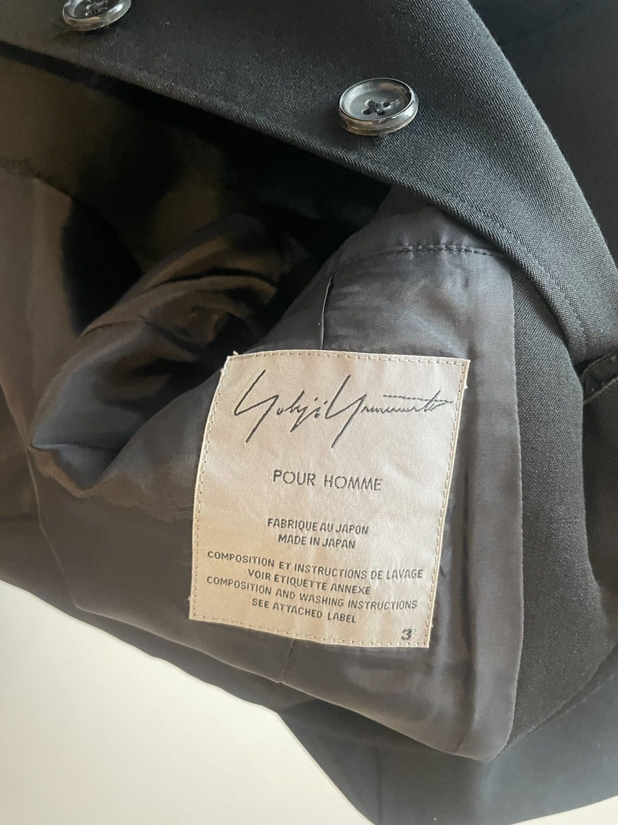 Yohji Yamamoto Pour Homme 12SS Cubist Jacket Size US L / EU 52-54 / 3 - 4 Thumbnail