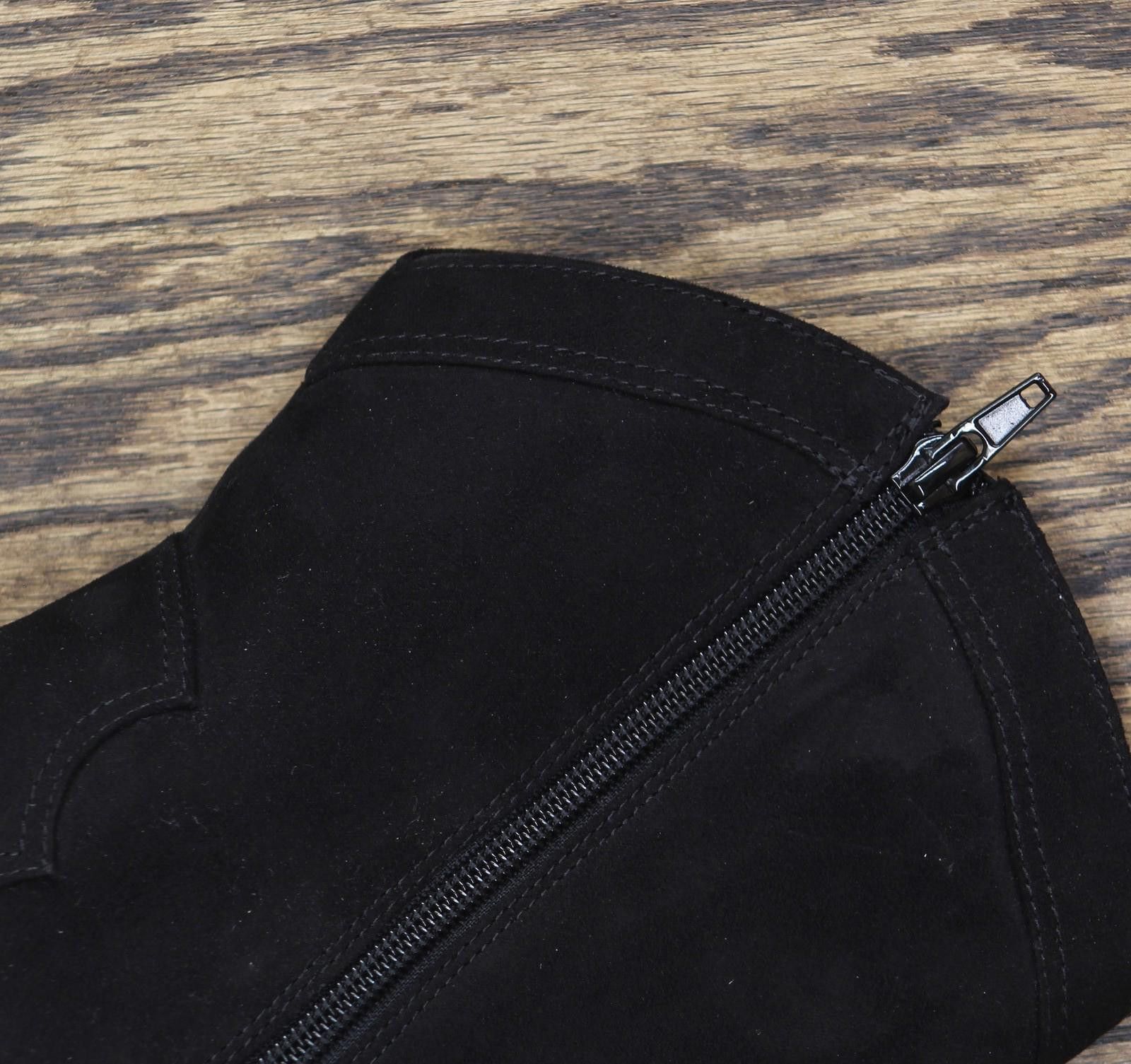 Other Inc International Concepts Booties Black Microsuede 10m Size US 10 / IT 40 - 6 Thumbnail