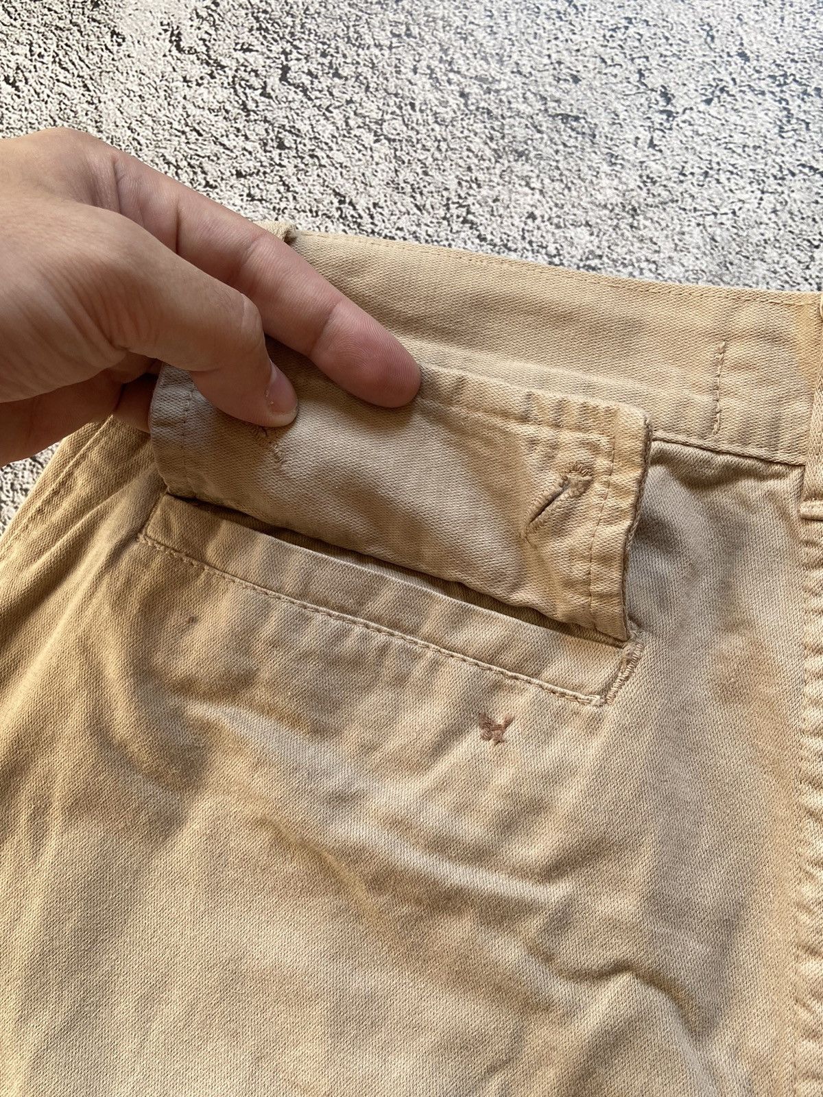 Versace Jeans Couture × Vintage Vintage Versace Distressed Cargo Pants Size US 31 - 8 Thumbnail