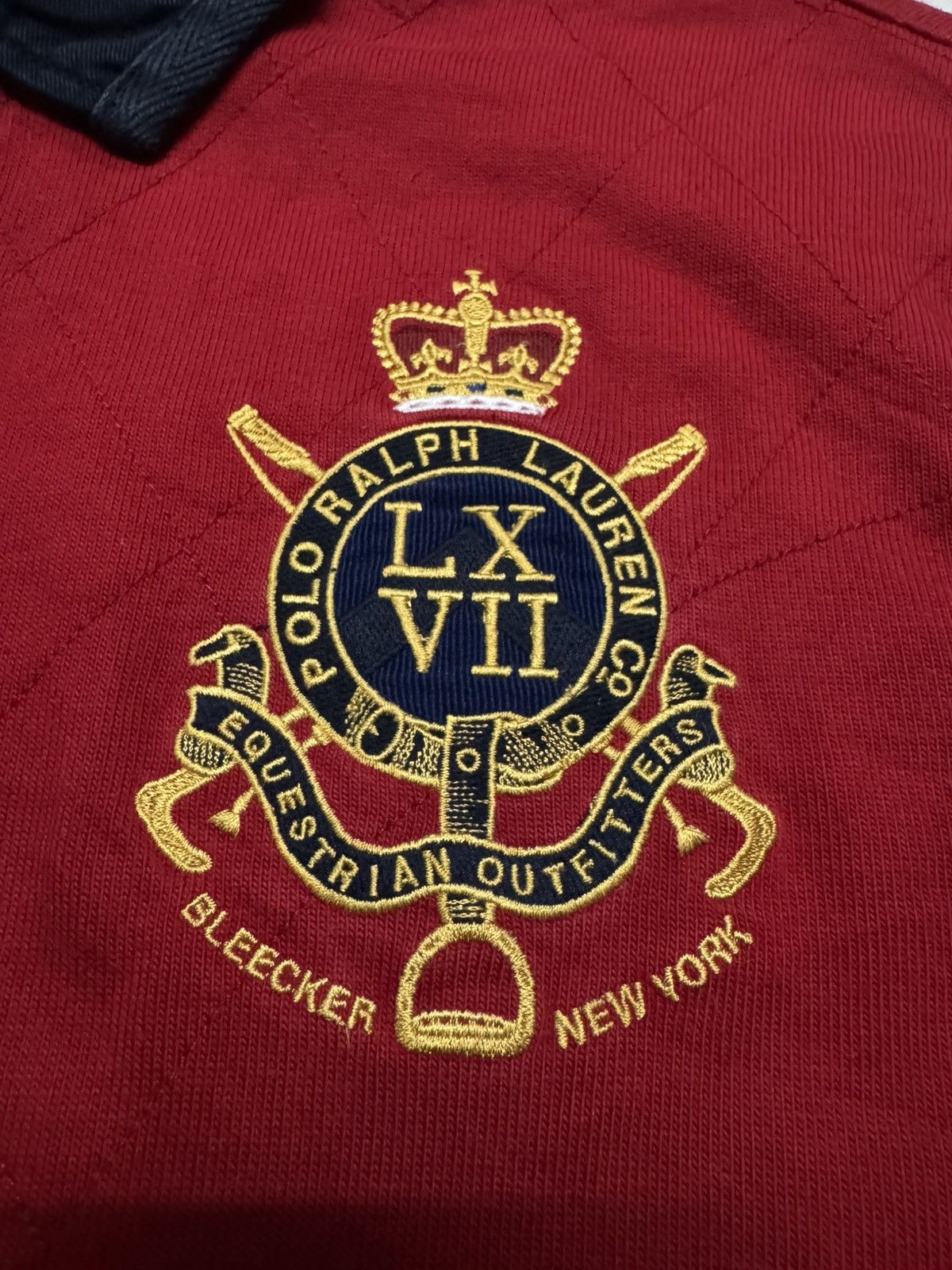 Polo Ralph Lauren VINTAGE 90's POLO RALPH LAUREN BLEECKER NEW YORK 3 POLO RED Size US XL / EU 56 / 4 - 9 Thumbnail