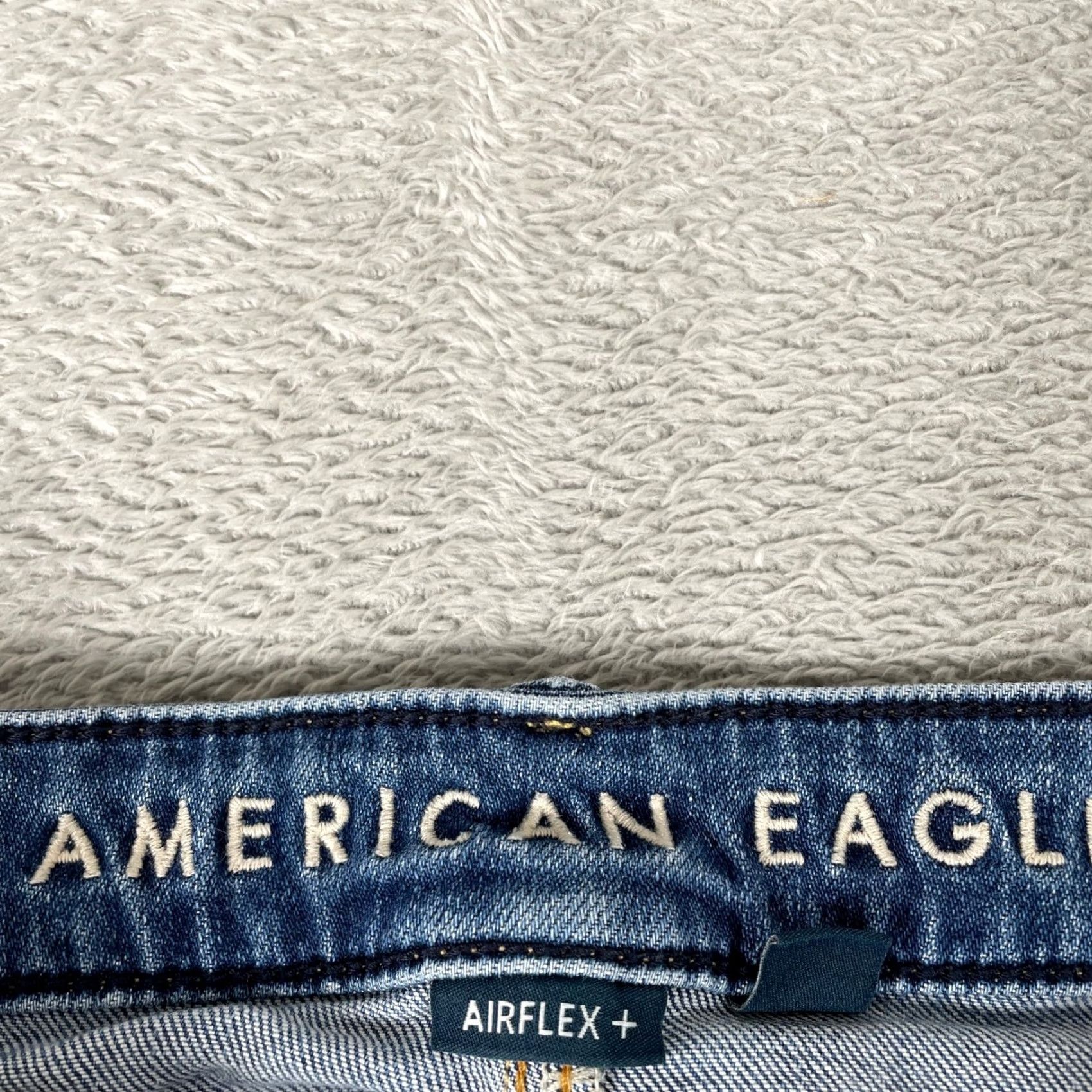 American Eagle Outfitters American Eagle Outfitters Jeans Mens 32x32 Blue Relaxed Straight Denim 5-Pocket Comfort Stretch Button Zip Size US 32 / EU 48 - 3 Thumbnail