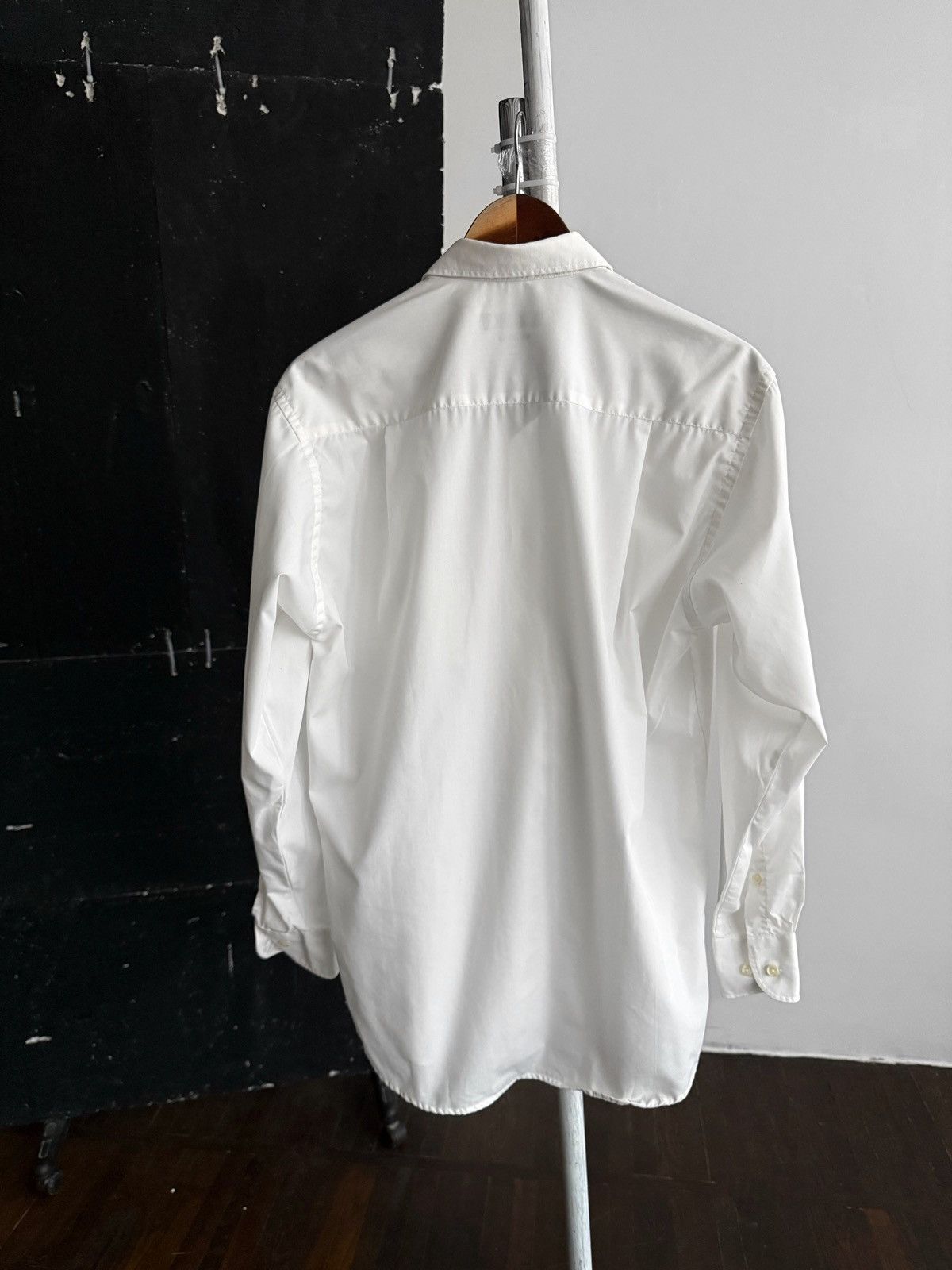 Other Renato Cavalli Mens White Classic Fit Long Sleeve Shirt Size US M / EU 48-50 / 2 - 2 Thumbnail