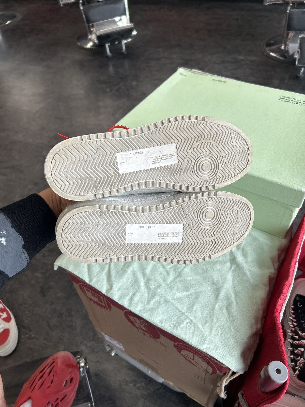 Off-White Off white silver lows Size US 8 / IT 38 - 3 Thumbnail
