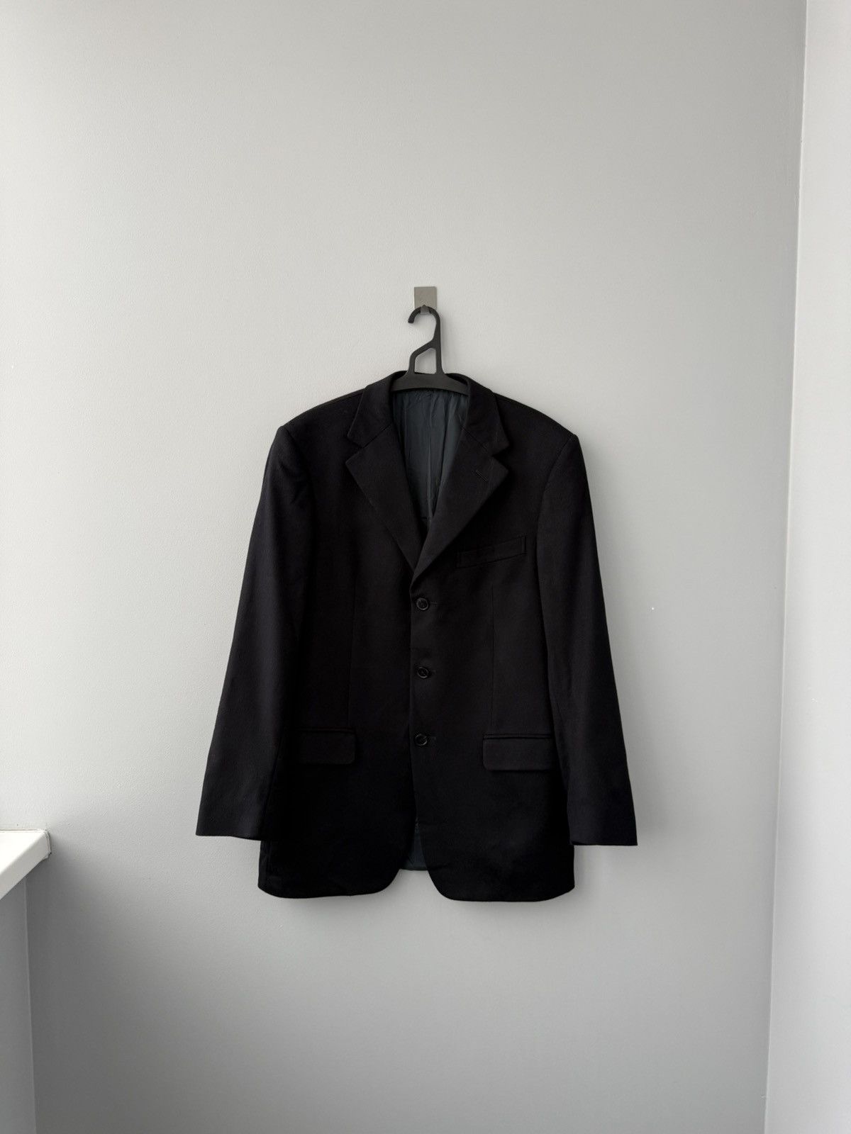 Z Zegna Angora & Wool Blazer