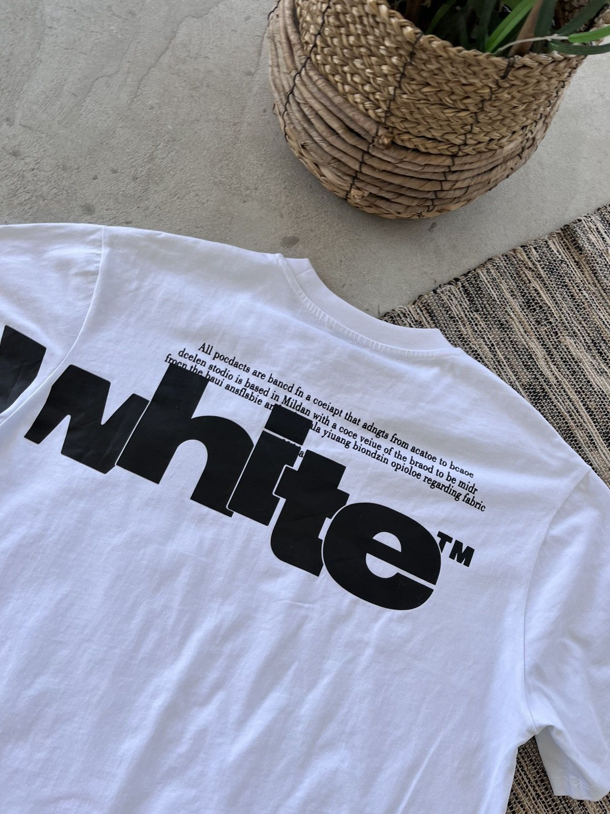 Other Rare Off White style Graphic TShirt White Oversized y2K sk8 Size US M / EU 48-50 / 2 - 10 Thumbnail
