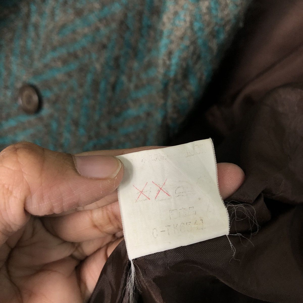 Japanese Brand 🔥Rich Green Fly Wool Herringbone Bomber Jacket Issey Miyake Size US M / EU 48-50 / 2 - 16 Thumbnail