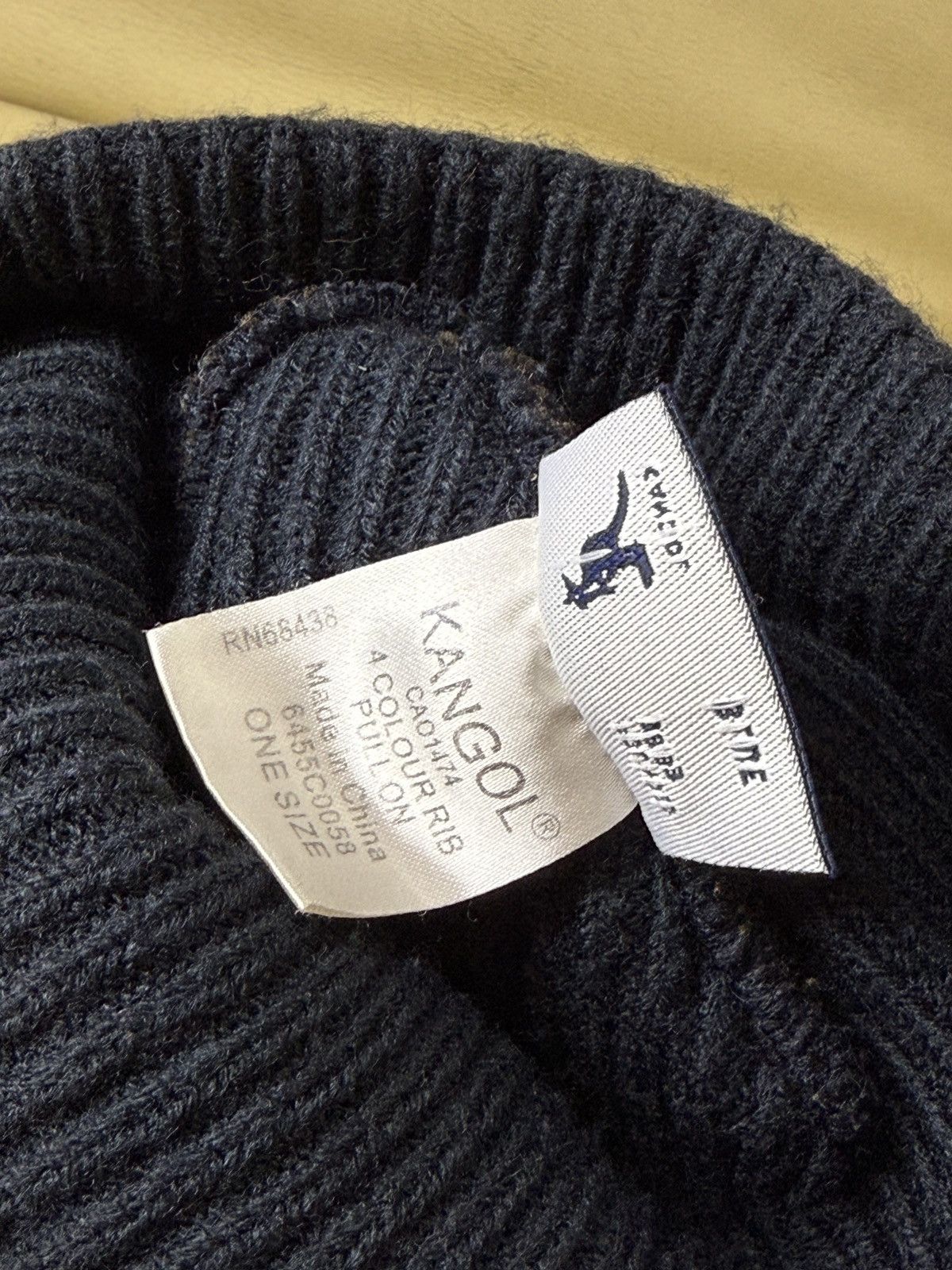 Kangol Vintage Kangol Blue Striped Beanie Hat Size ONE SIZE - 5 Thumbnail