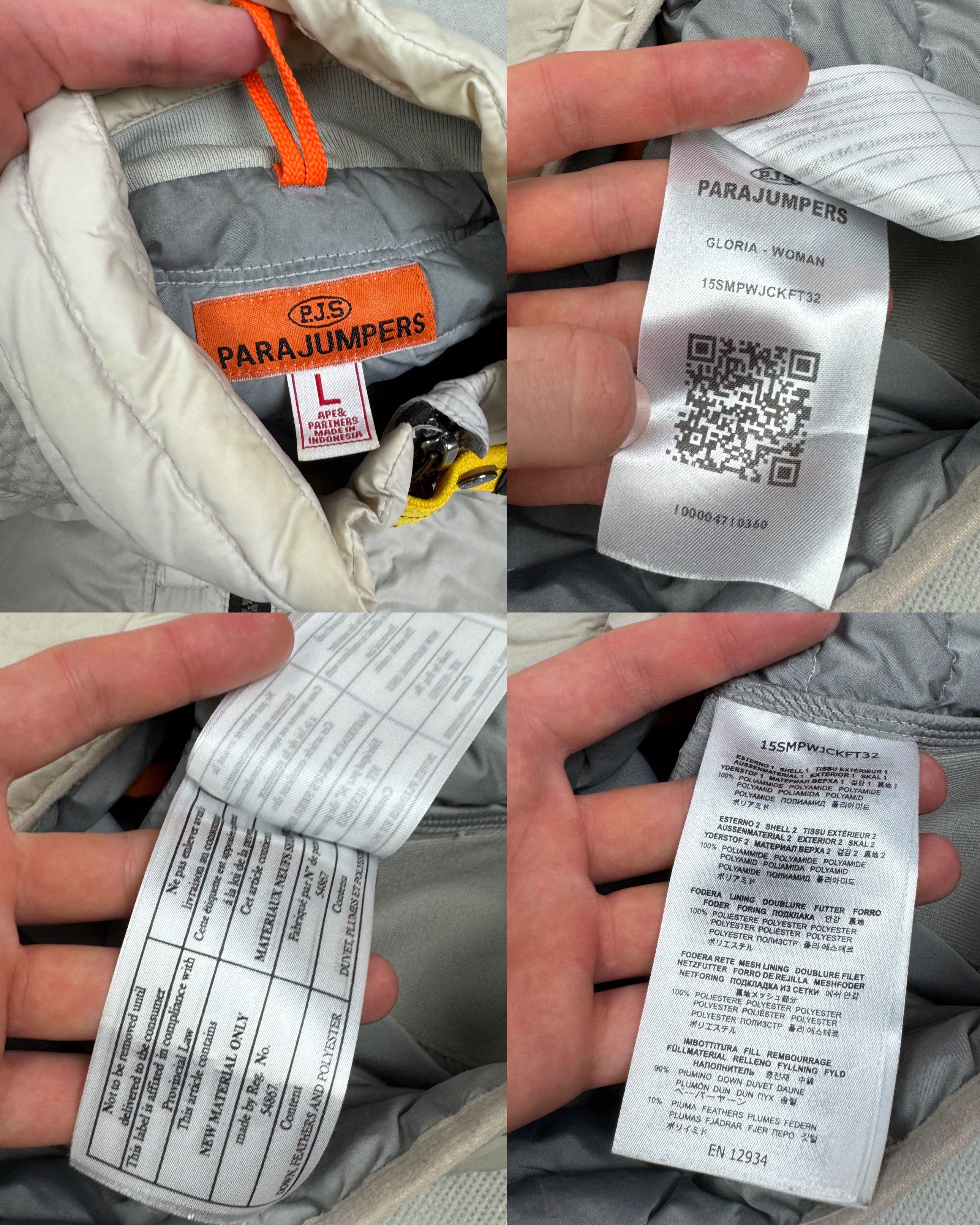 Parajumpers Parajumpers Gloria Women's Full Zip Puffer Down Jacket Large Size L / US 10 / IT 46 - 2 Thumbnail