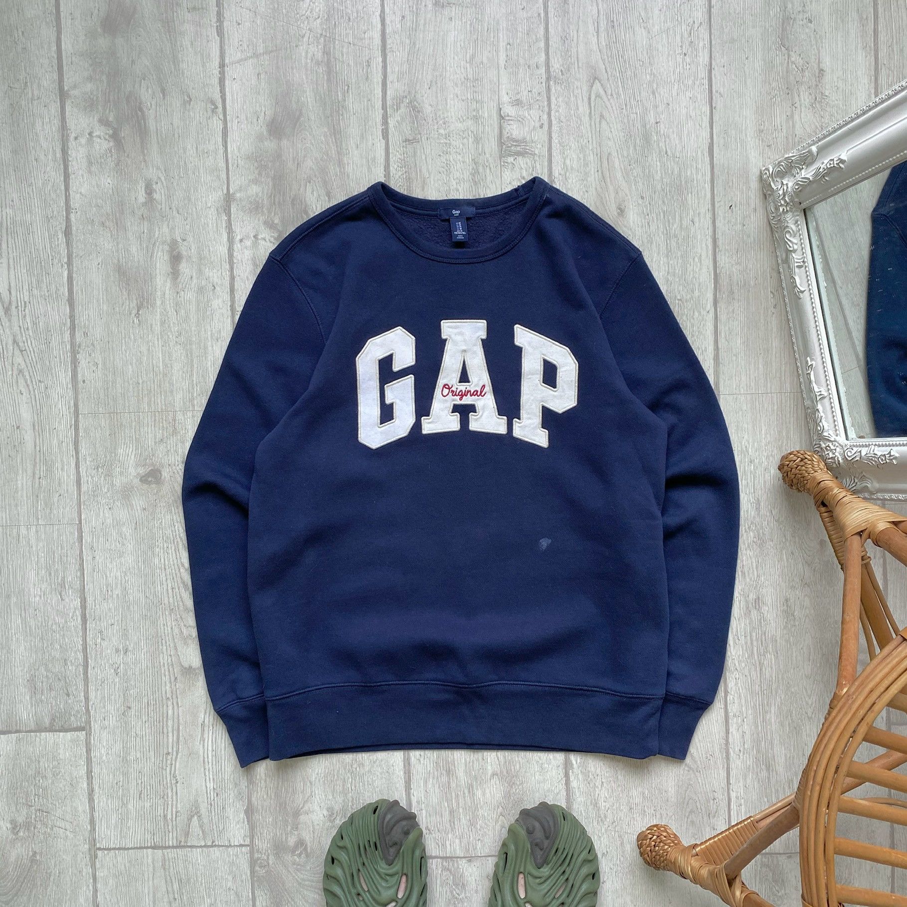 Gap Essential GAP originals sweatshirt center logo Size US M / EU 48-50 / 2 - 1 Thumbnail