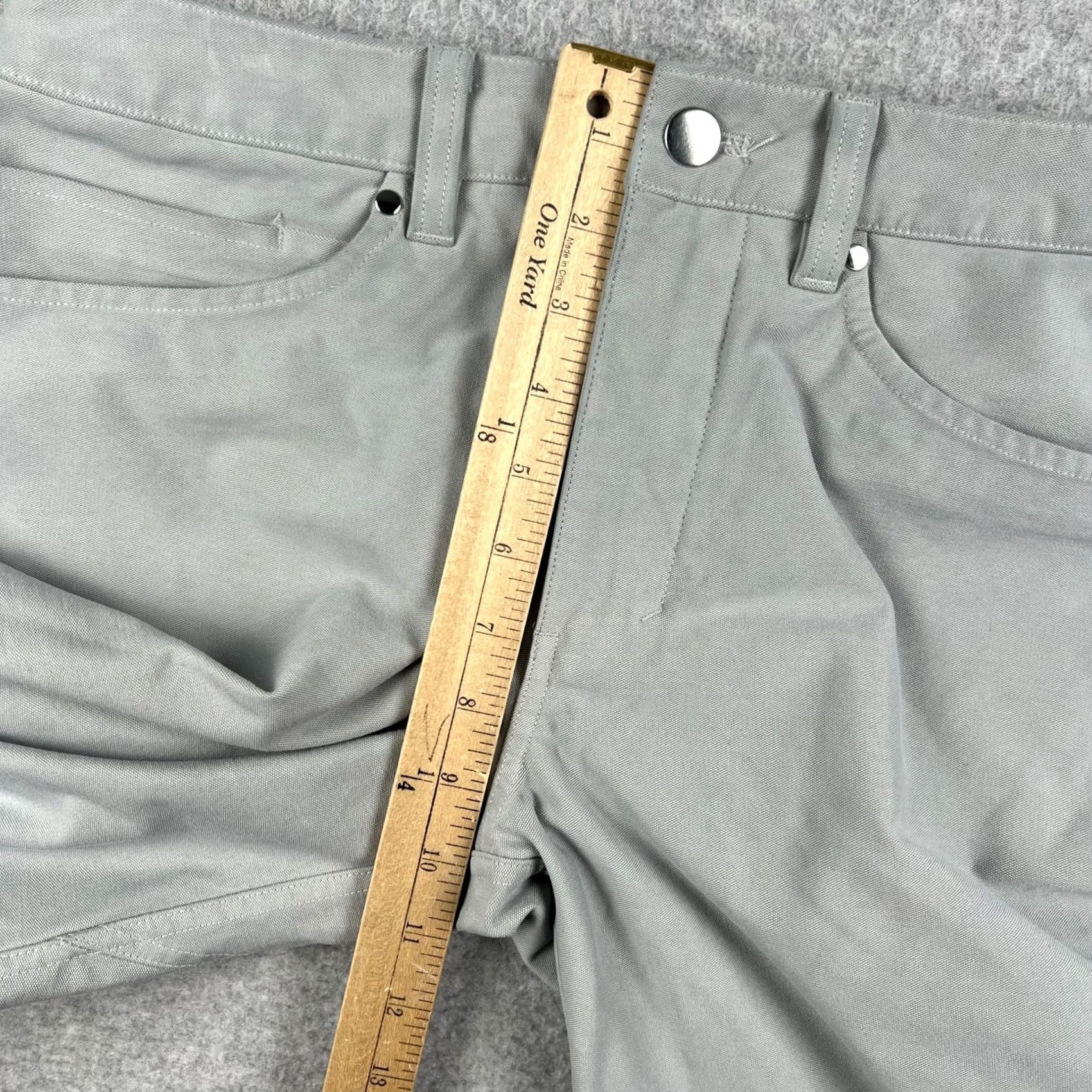 Lululemon Lululemon ABC Utilitech Slim Fit Pants Stretch Chino 30x31 Mens Grey M5ABNS Size US 30 / EU 46 - 5 Thumbnail