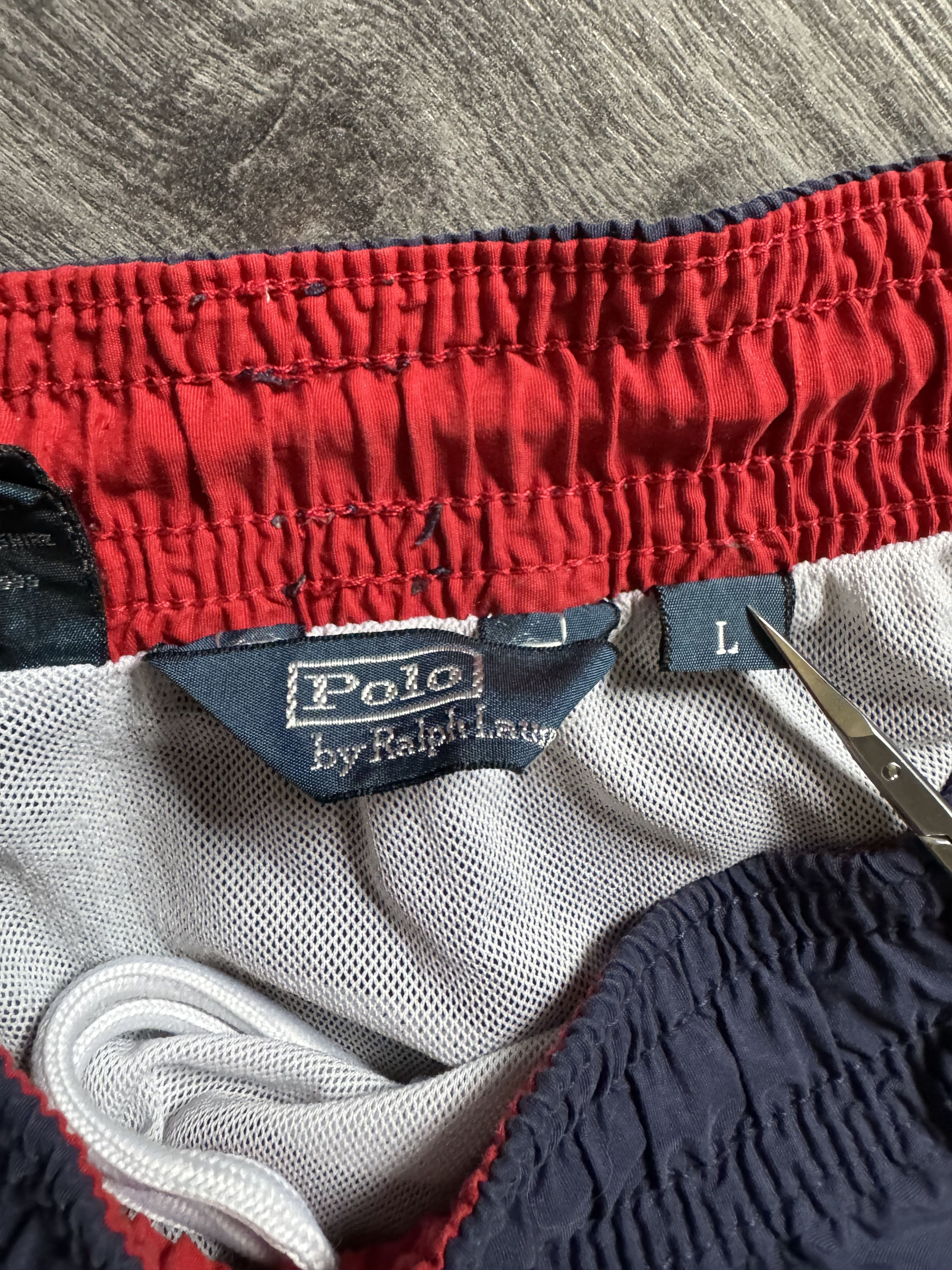 Polo Ralph Lauren Vintage Y2K Polo Ralph Lauren Nylon Shorts Size US 34 / EU 50 - 8 Thumbnail