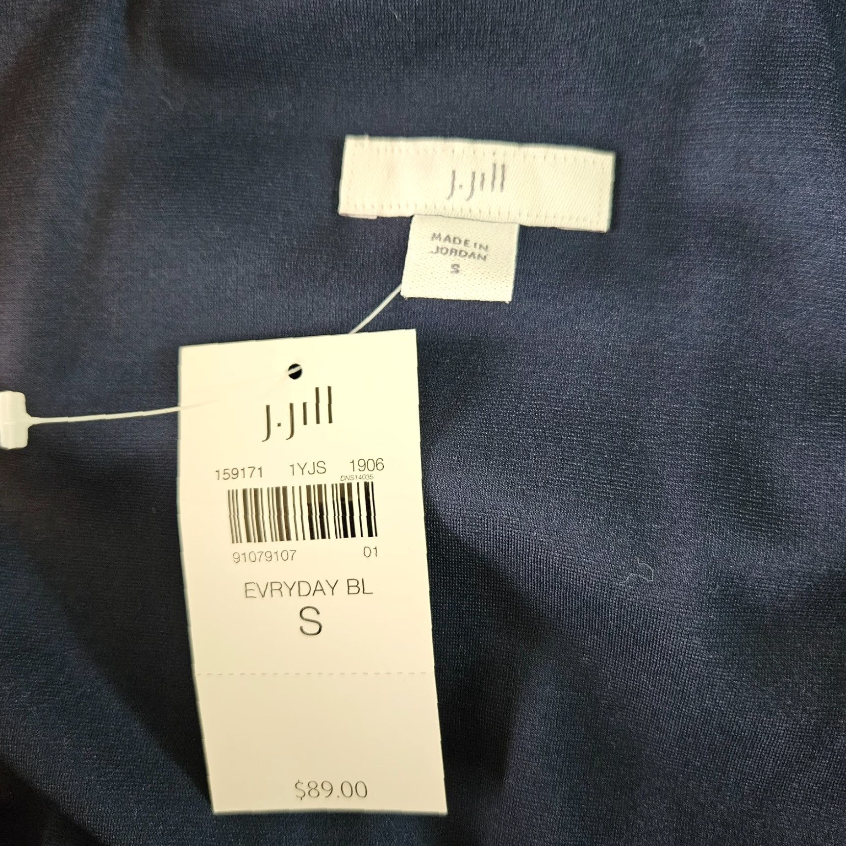 J. Jill J Jill Dress Small Solid Blue Sleeveless Tiered Cross Strap A-Line Womens Size S / US 4 / IT 40 - 6 Thumbnail