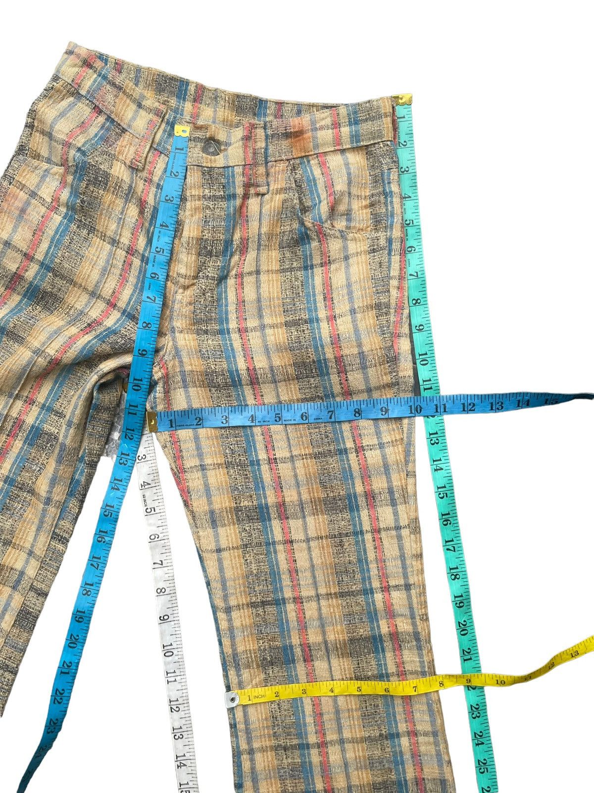 Levi's Vintage 1973 Flare Levis White Tag Checkered Size US 28 / EU 44 - 14 Thumbnail