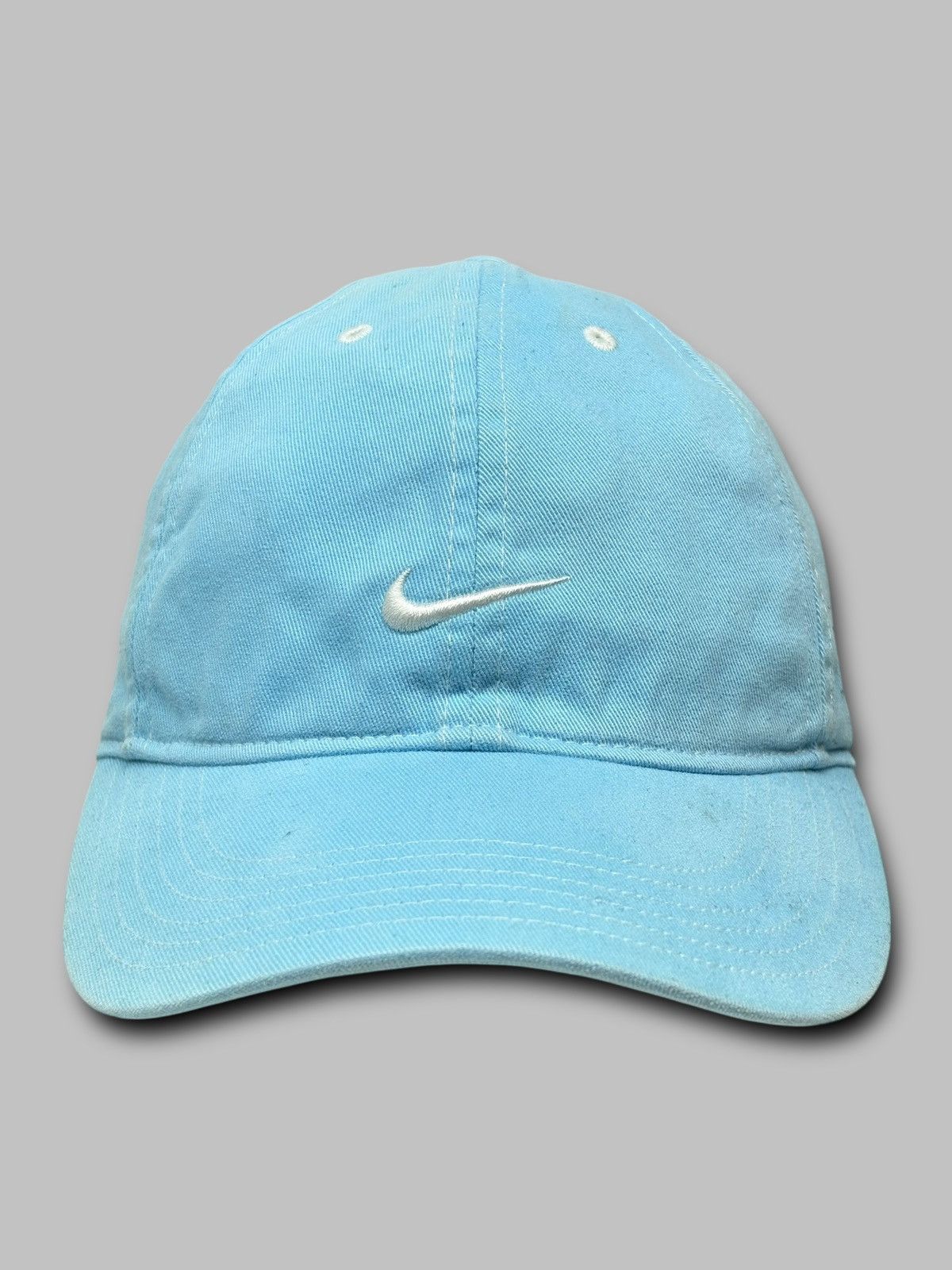 Nike 🔥 NIKE 2000s SWOOSH LOGO CAP SKY BLUE COLOR Size ONE SIZE - 2 Thumbnail