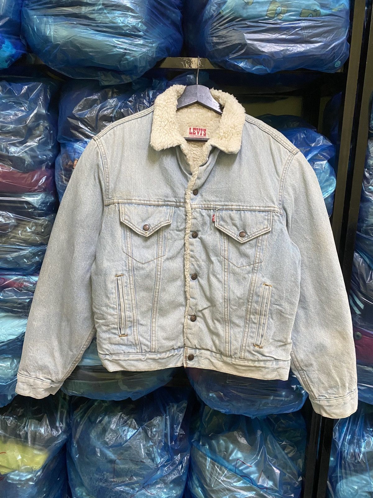 Levi's VINTAGE 80S LEVIS SHERPA LINING TRUCKER JACKET MADE IN USA Size US M / EU 48-50 / 2 - 1 Thumbnail