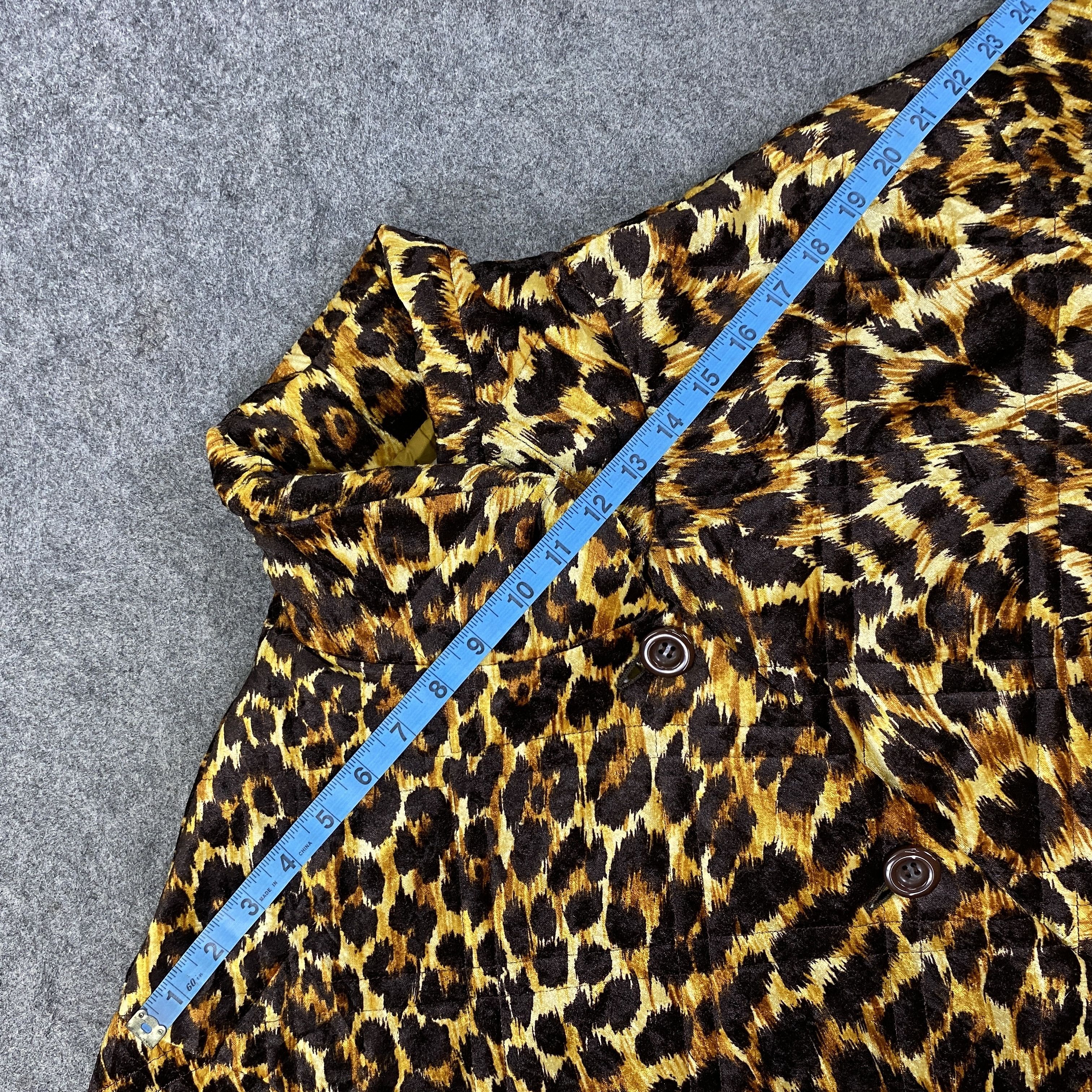 If Six Was Nine Vintage Japanese Brand Leopard Puffer Long Jacket -J078 Size US L / EU 52-54 / 3 - 6 Thumbnail