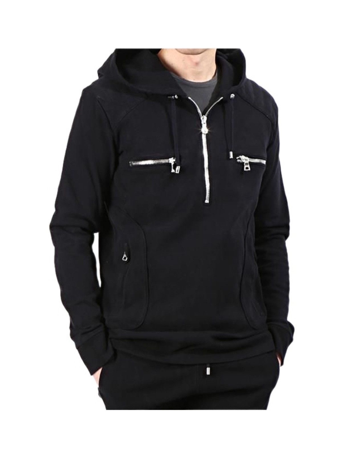 Balmain SS16 Balmain British Flag Multi-Zip Biker Hoodie | Grailed