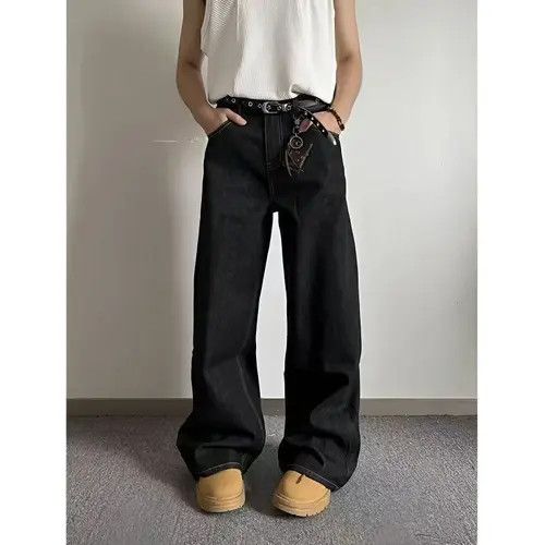 Japanese Brand × Jean Japanese retro washed loose casual jeans Size US 32 / EU 48 - 1 Thumbnail