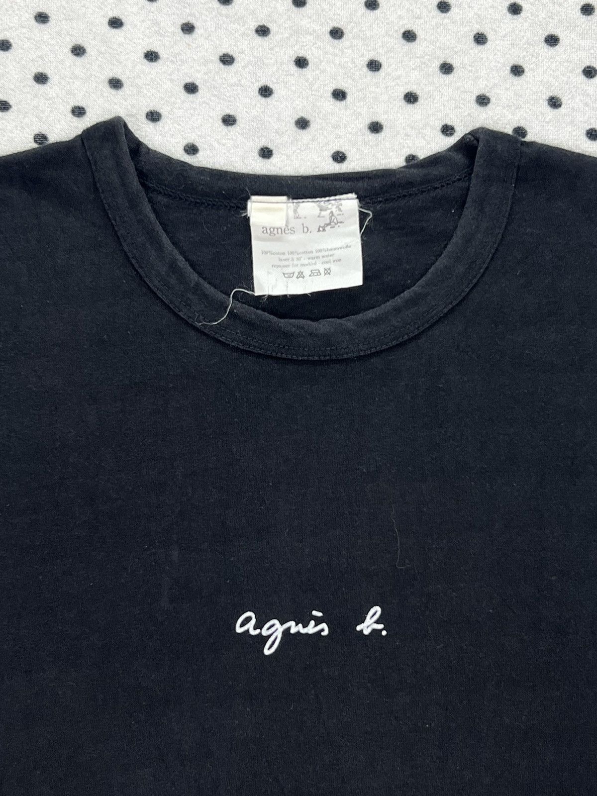 agnes b. Agnes B. Spell Out L/S Tshirt Size US XS / EU 42 / 0 - 8 Thumbnail