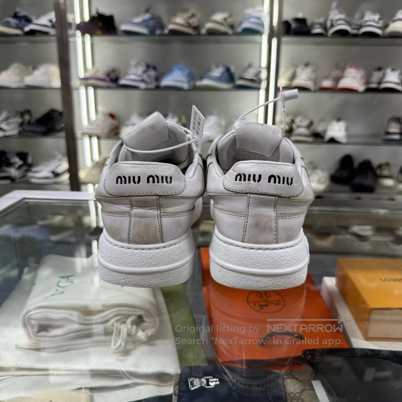 Miu Miu Miu Miu Worn-out sneakers Size US 7 / IT 37 - 6 Thumbnail