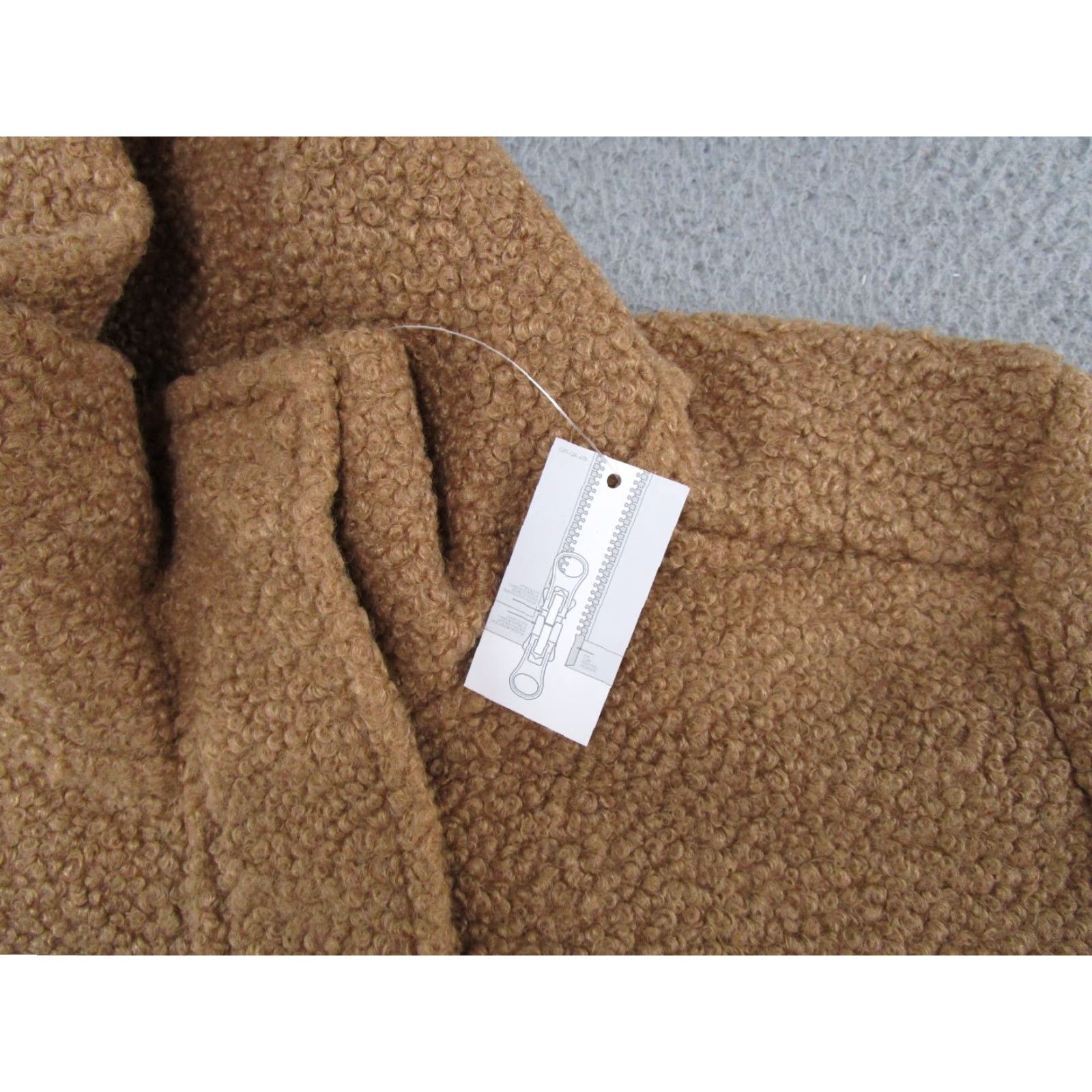Lands' End VINTAGE Lands' End Womens Brown Sherpa Deep Pile Fleece Jacket Full Zip Size XL (18) NEW Size XL / US 12-14 / IT 48-50 - 2 Thumbnail