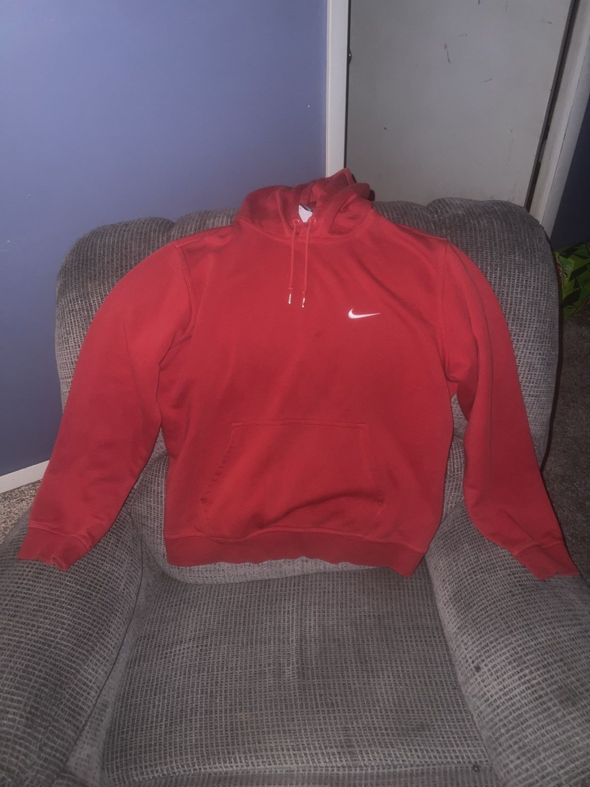 Nike Nike Logo Draw-String Hoodie Size US XL / EU 56 / 4 - 1 Thumbnail