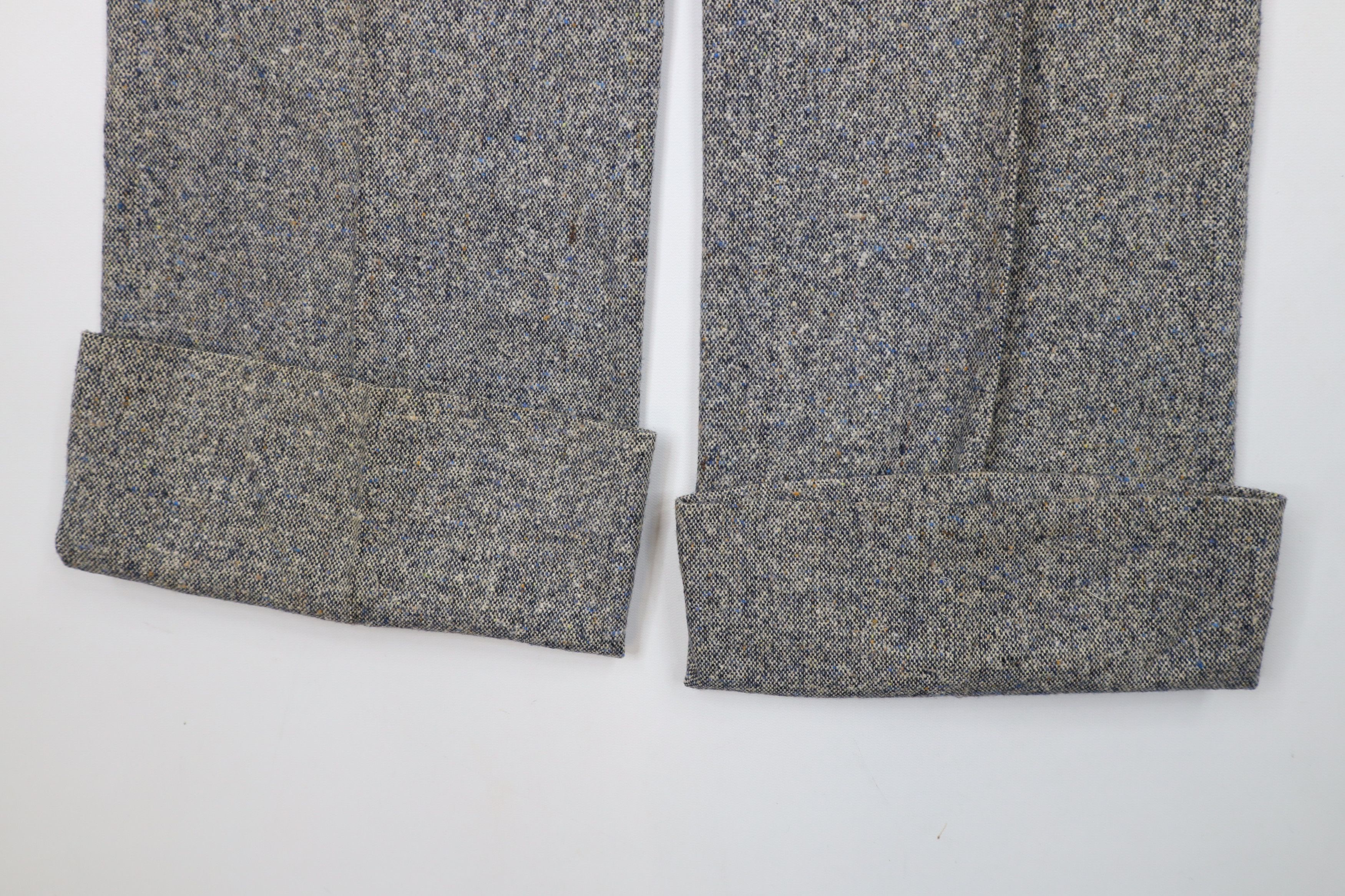 Vintage Vintage 60s 70s Fleck Wool Tweed Bell Bottoms Pants USA Size US 28 / EU 44 - 6 Thumbnail