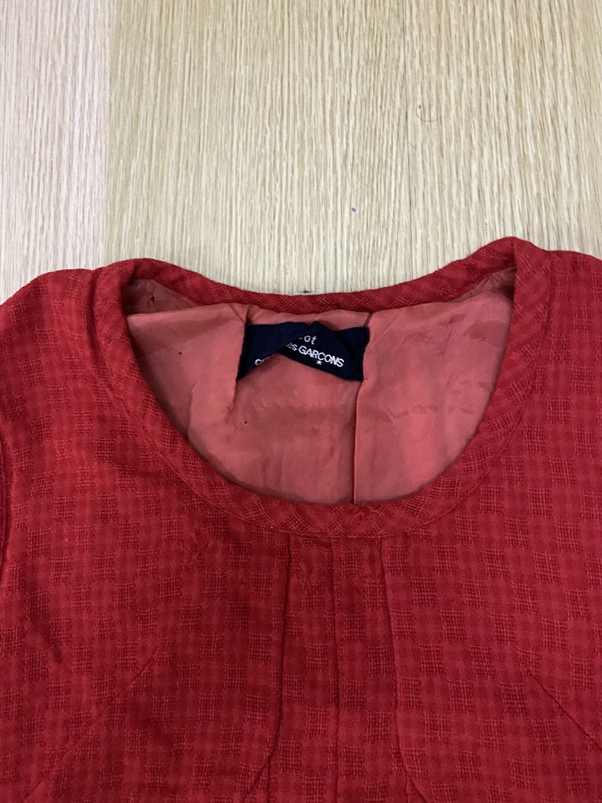 Comme des Garcons Tricot Comme des Garcons red dress Size S / US 4 / IT 40 - 5 Thumbnail