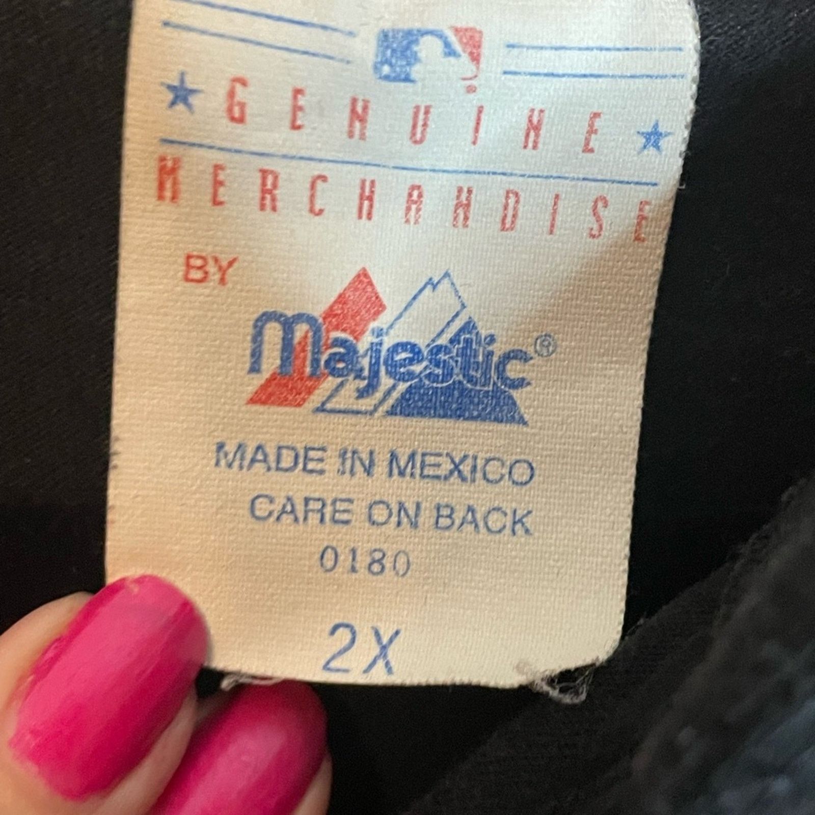 Majestic Vintage New York Mets MLB Black Cool Base Practice Jersey 2x Size US XXL / EU 58 / 5 - 3 Thumbnail