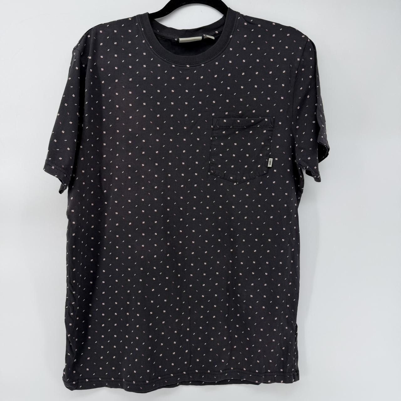 Vans Vans Off The Wall Pocket T-Shirt Large Black Dotted Mens Size US L / EU 52-54 / 3 - 1 Thumbnail