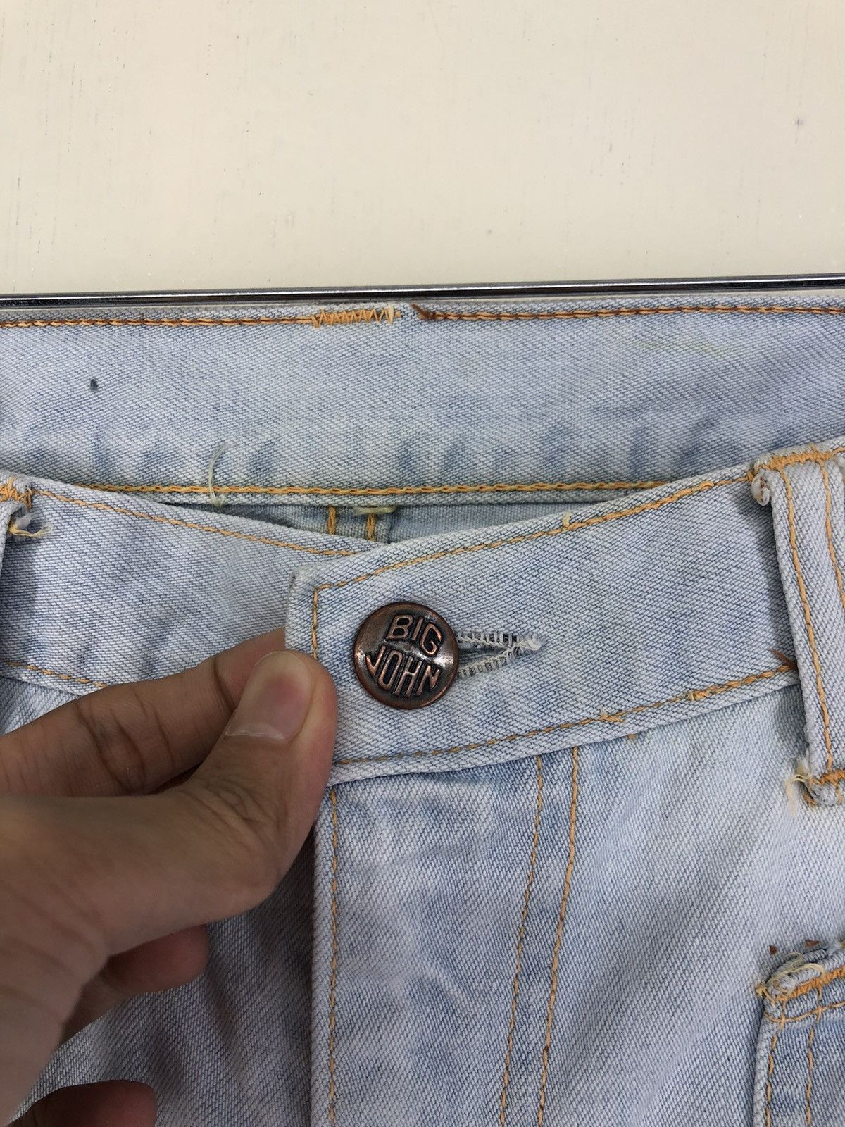 Big John Vintage Big John Flared Bootcut Light Wash Bush Pants Size US 30 / EU 46 - 4 Thumbnail